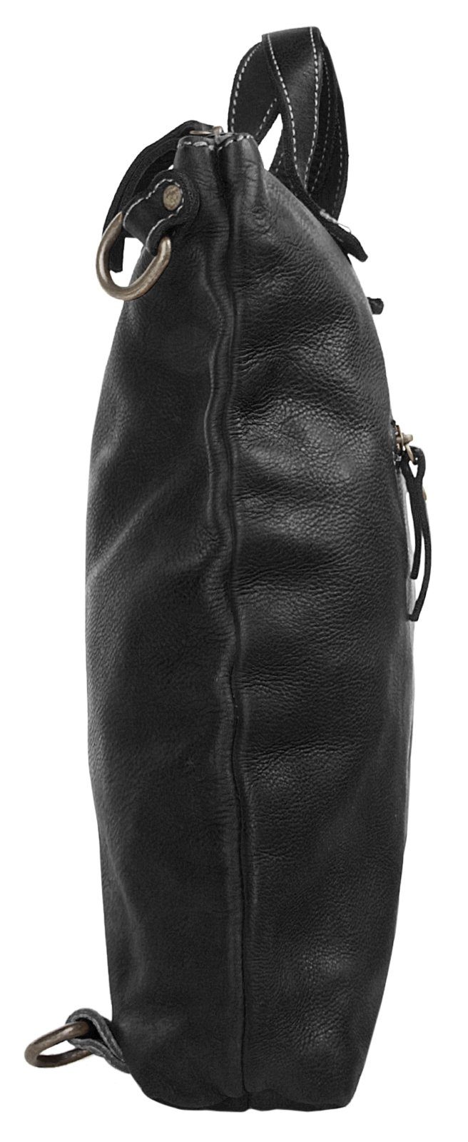 Cluty Schoudertas echt leer, made in italy