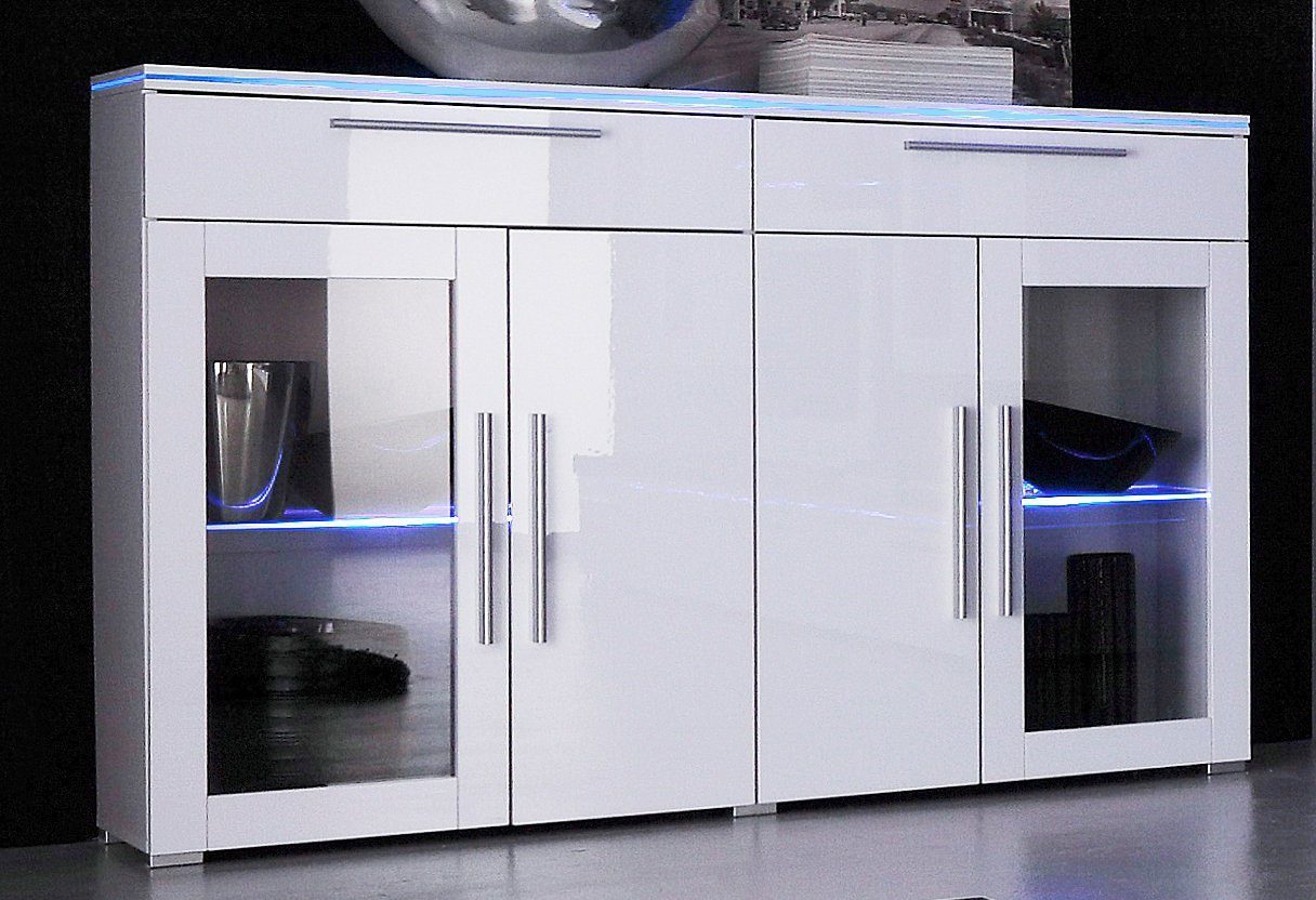Höltkemeyer Highboard Line Breedte 140 cm highboards wit