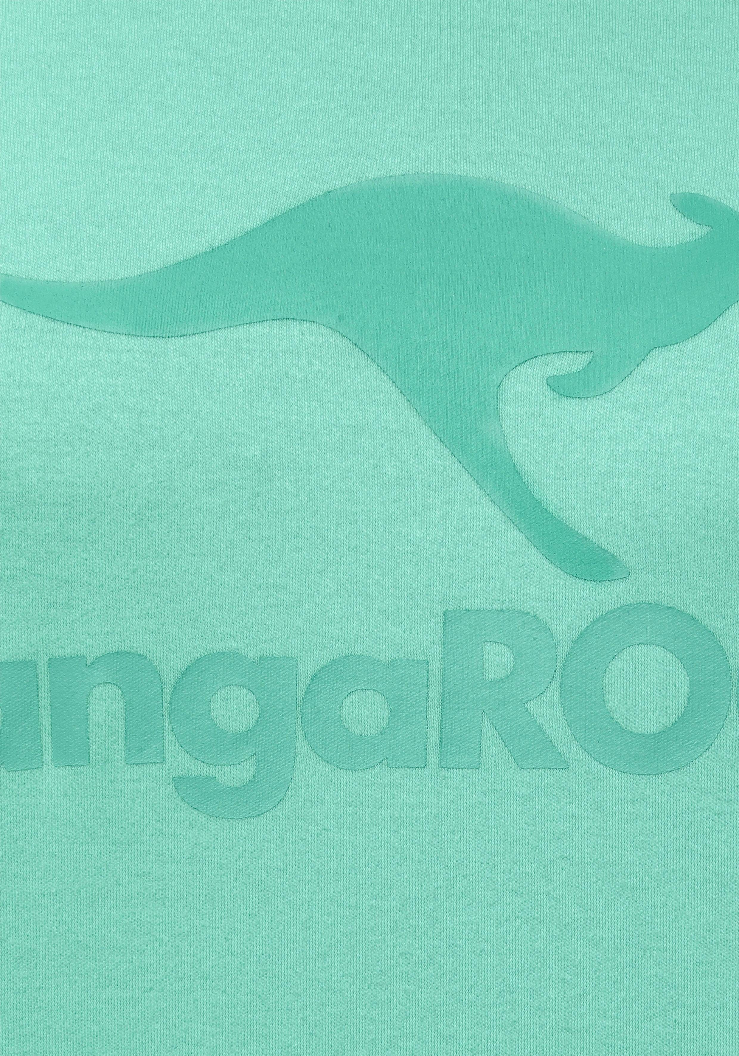 KangaROOS Sweatshirt Lange mouwen, figuurvolgende snit, met print, ronde hals