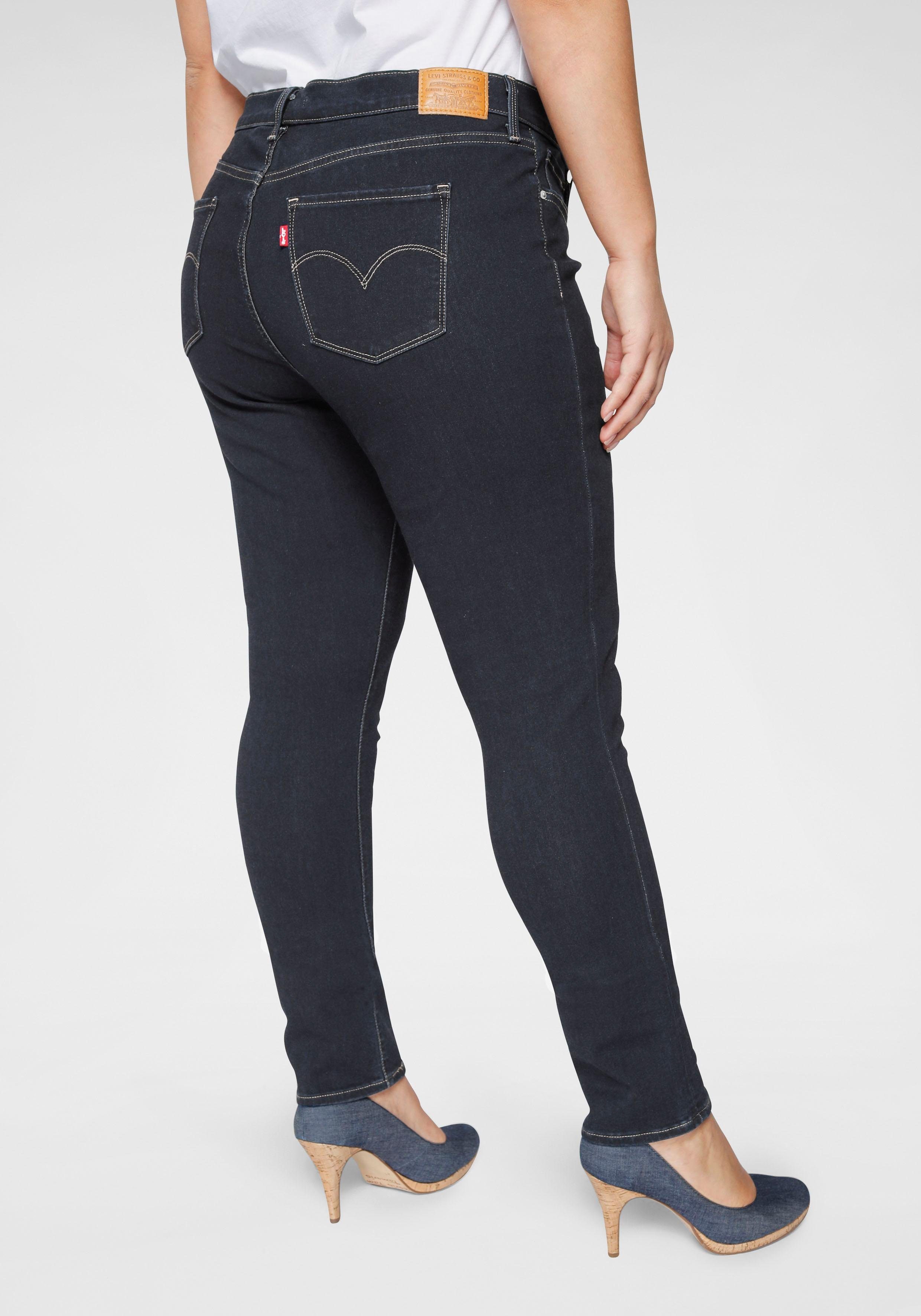 high waist stretch jeans plus size