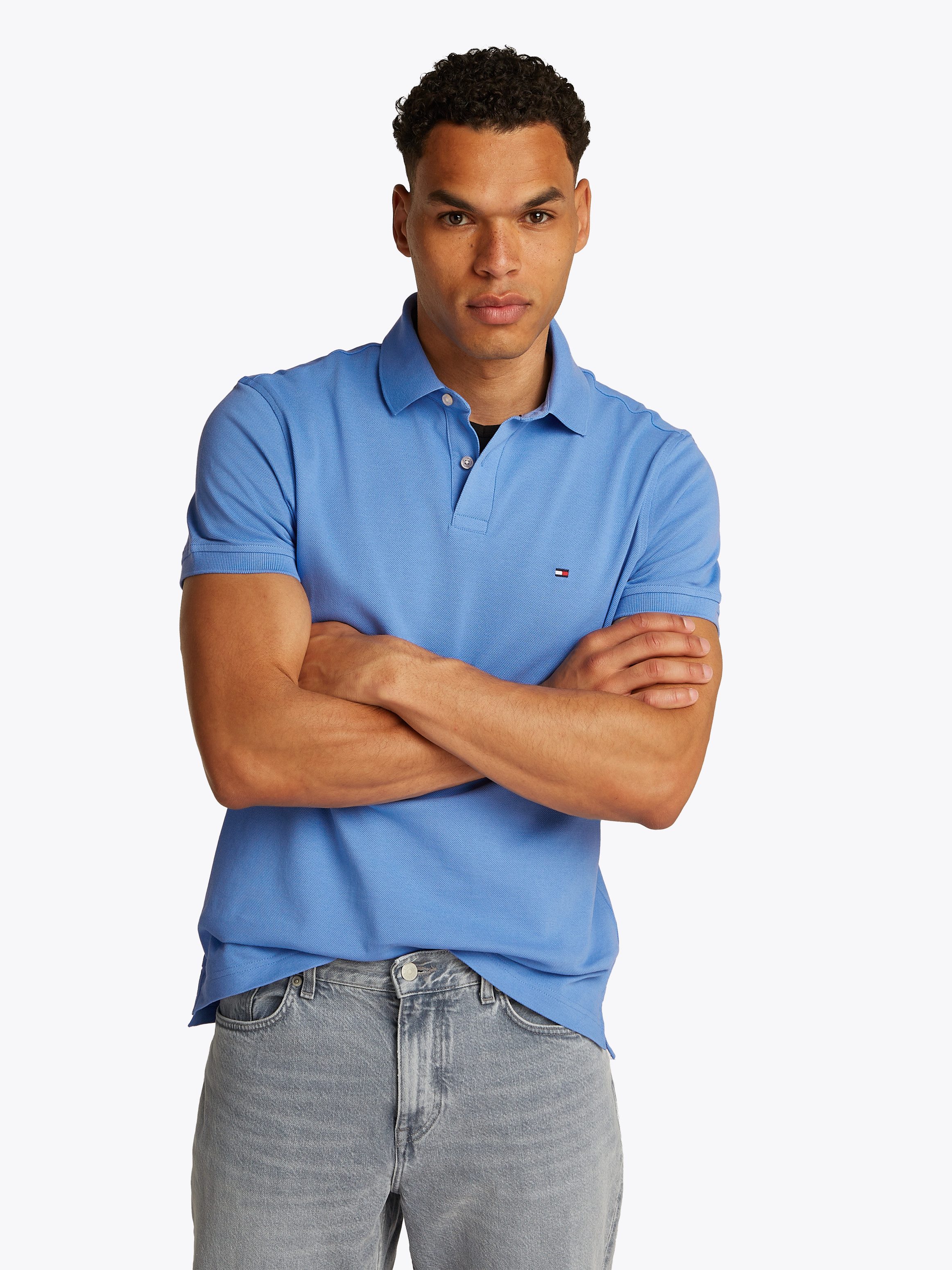 Tommy Hilfiger Poloshirt 1985 REGULAR POLO met contraststrepen in de kraag
