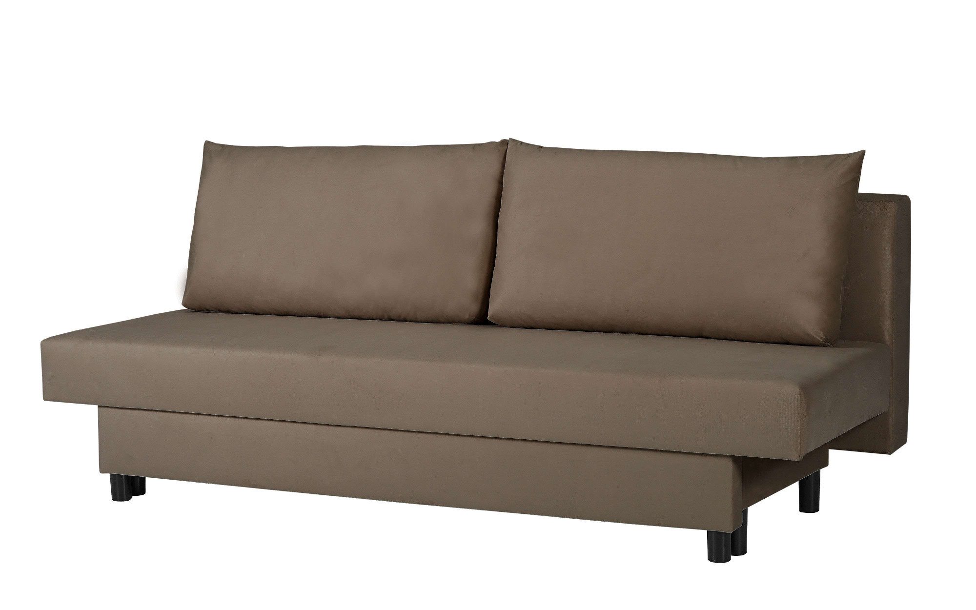 INOSIGN 3-zitsbank SAWYER slaapbank met bedlade en golfvering onderhoudsvriendelijke bekleding: velvet & structuur, b/d/h 193/86/83,5 cm