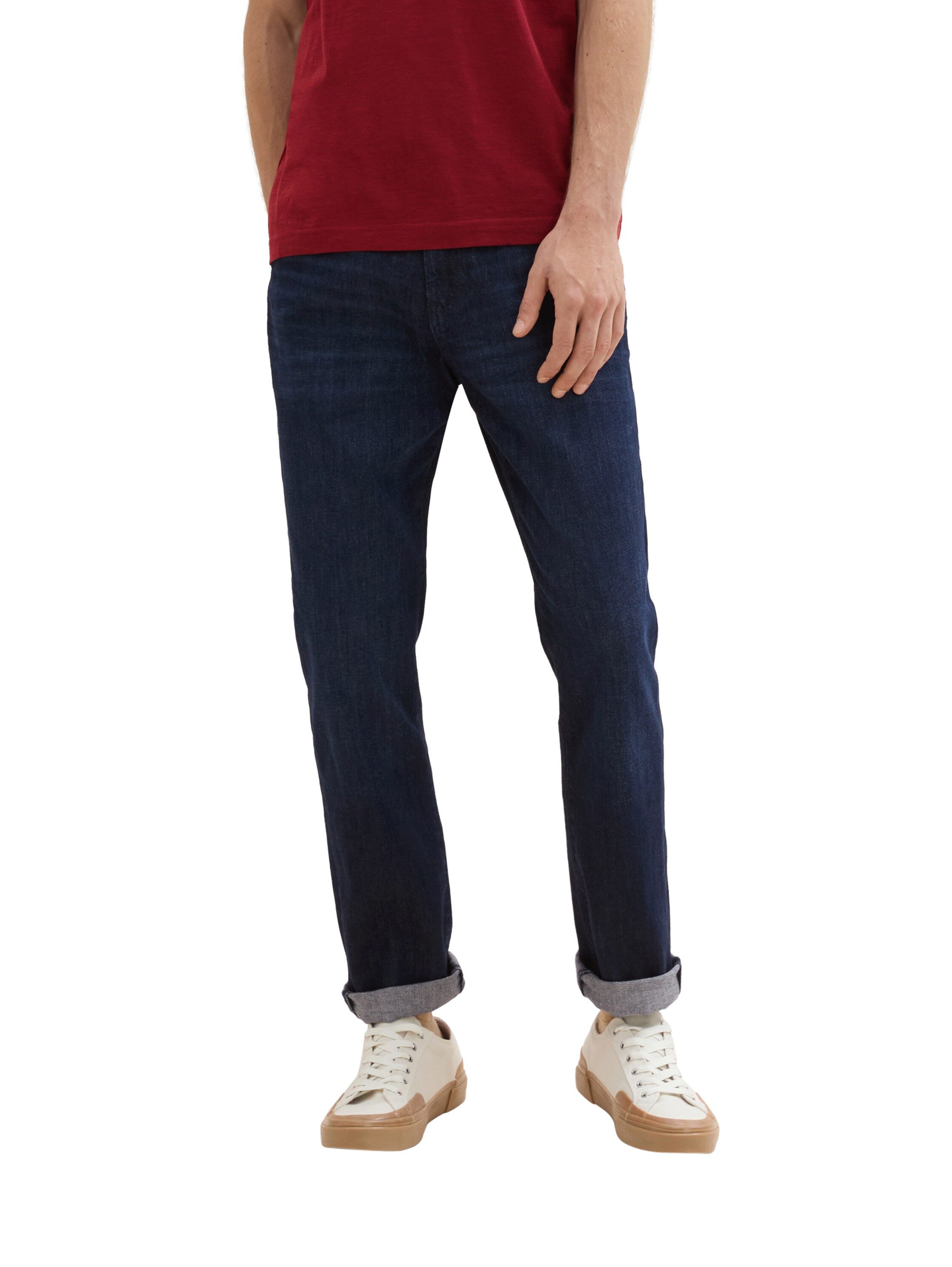 Tom Tailor Slim fit jeans JOSH Slim in casual stijl en verschillende wassingen heren slim fit jeans maat 34