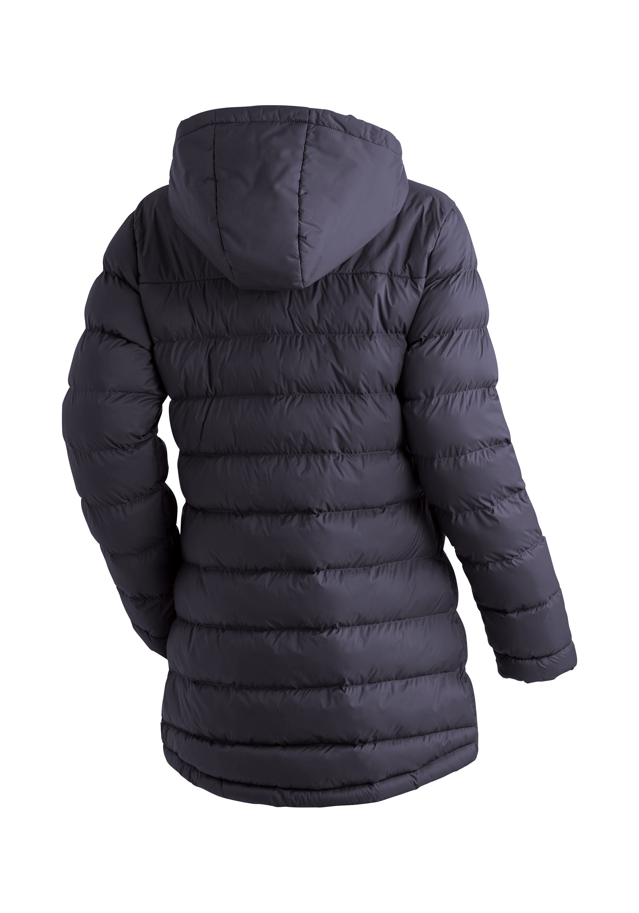 Maier Sports Functionele jas Lomnica Coat W Dames mantel, licht Primaloft materiaal, 3 ritszakken en capuchon