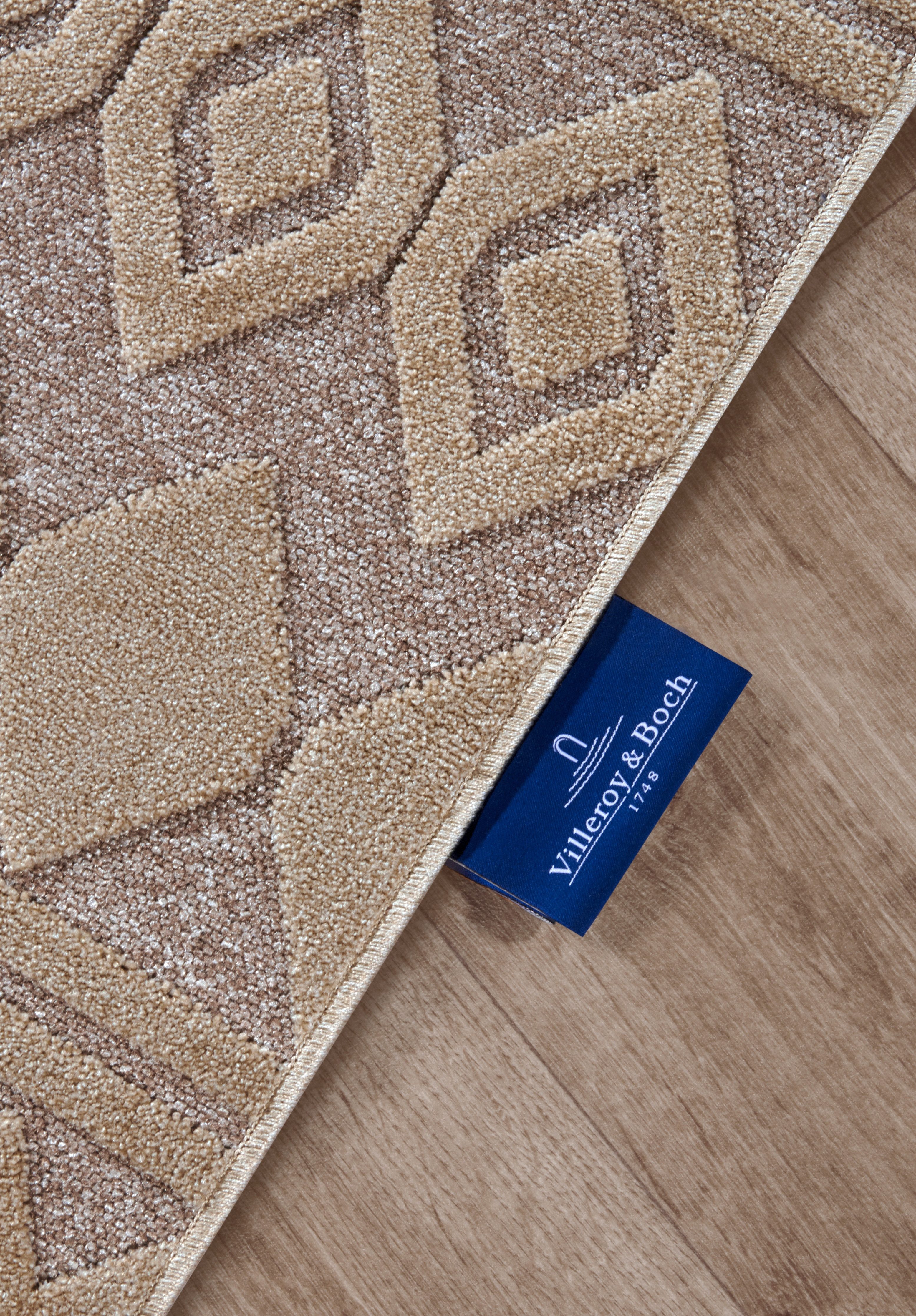 Villeroy & Boch Vloerkleed Catherine Duurzaam, woonkamer, slaapkamer, modern, hoog-laag effect, gang