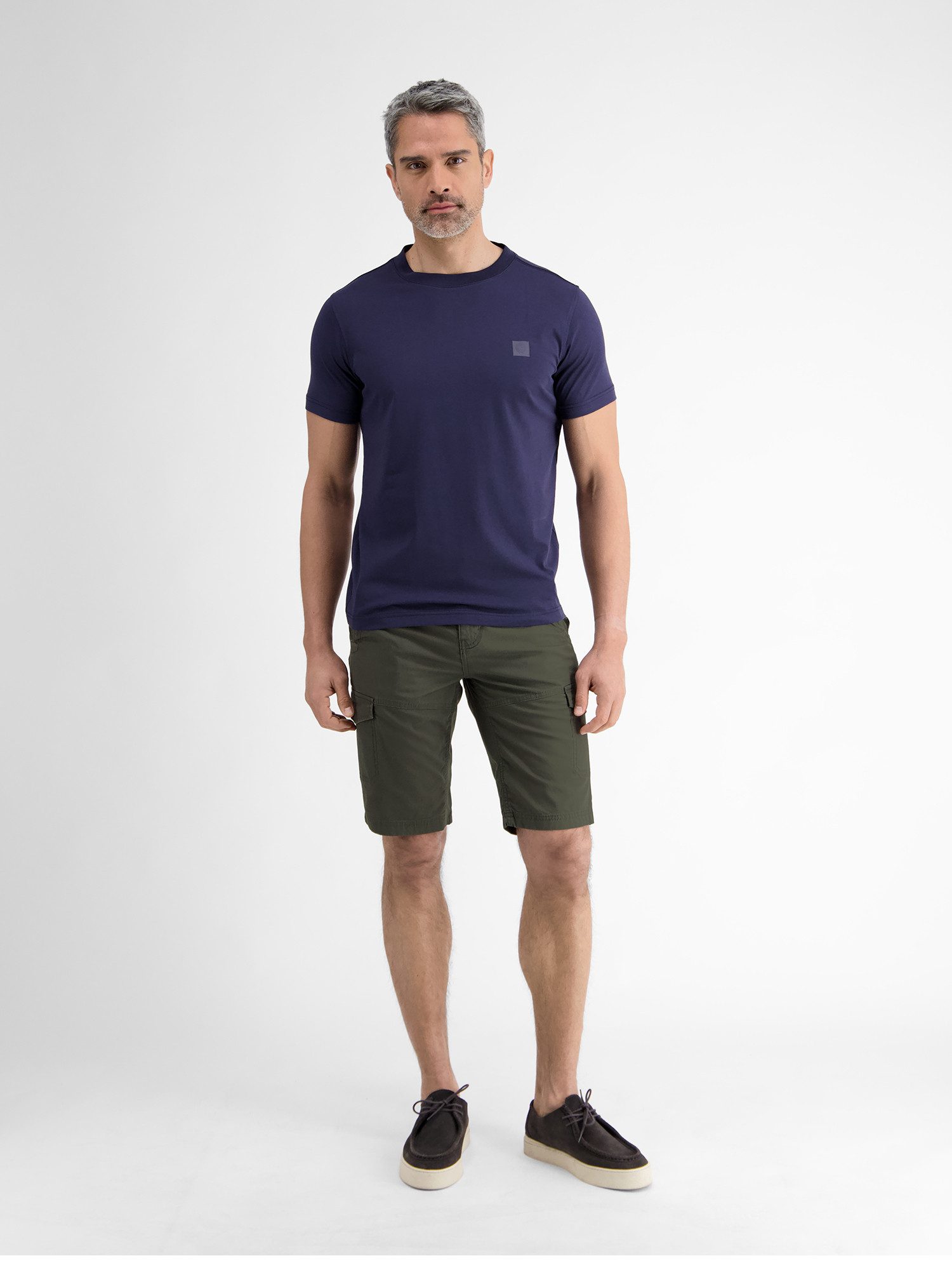 Lerros Cargobroek LERROS casual heren cargo-bermuda, zomers licht