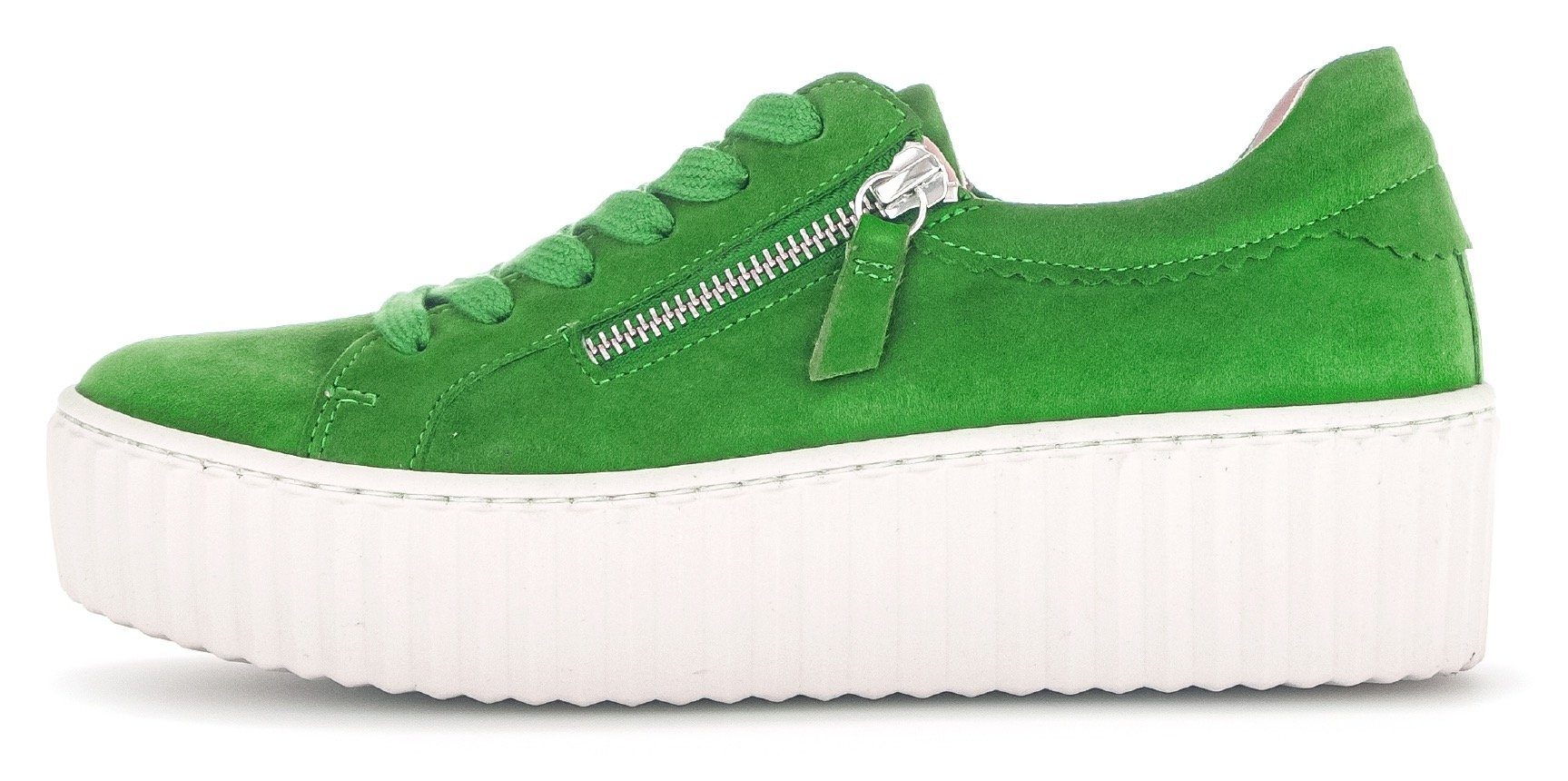 Gabor Plateausneakers met best fitting-uitrusting, vrijetijdsschoen, lage schoen, veterschoen
