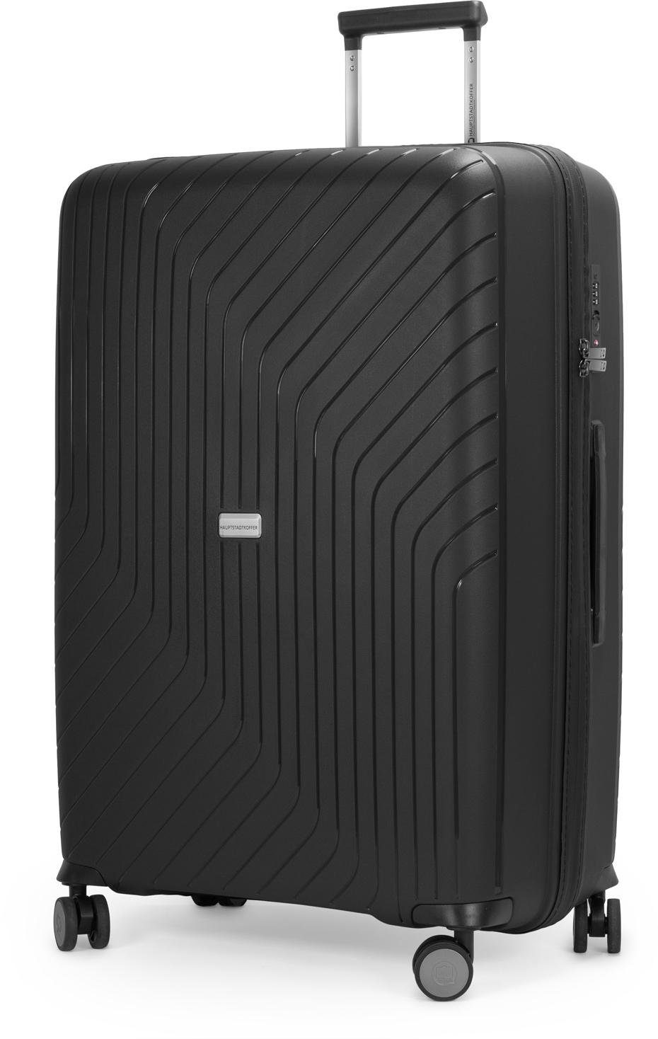 Hauptstadtkoffer Hardshell-trolley TXL, in verschillende kleuren en maten unisex koffers & reistassen maat 76 cm zwart