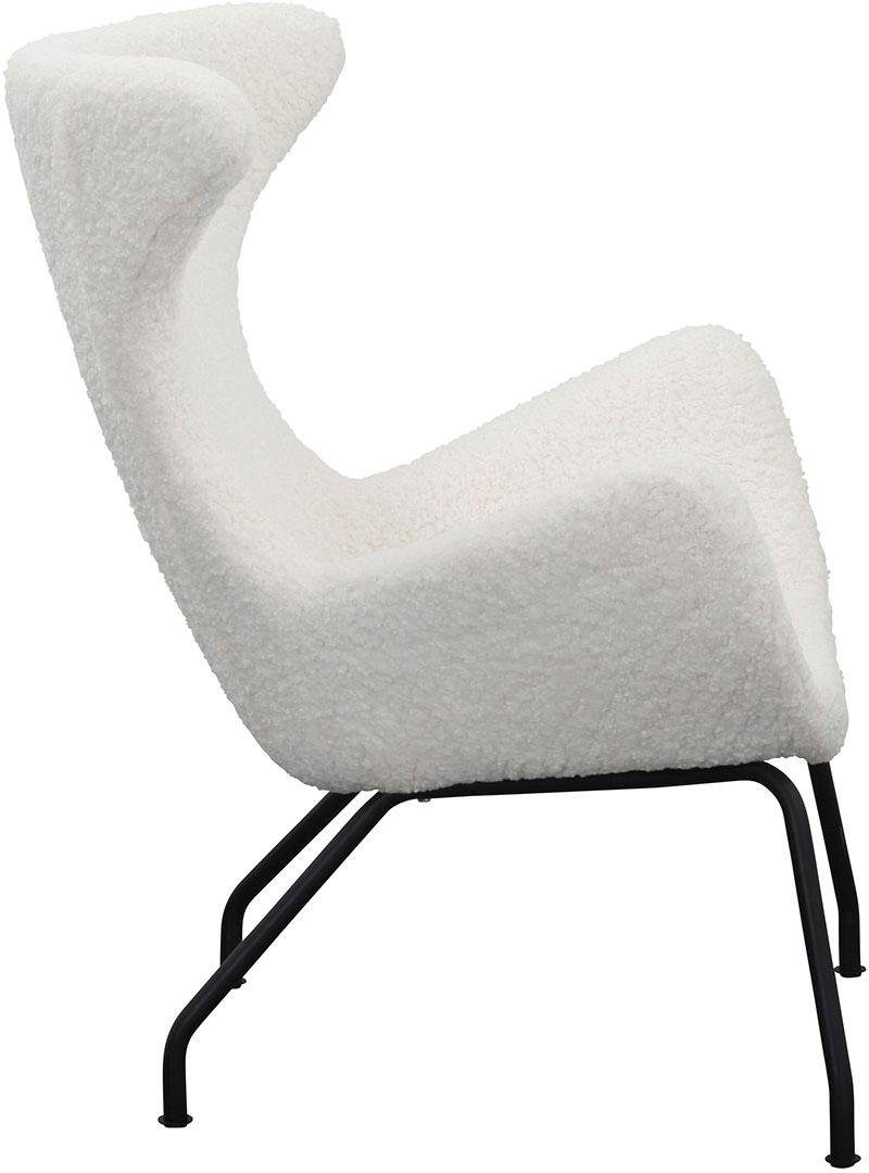SalesFever Relaxfauteuil met zachte bekleding van imitatiebont