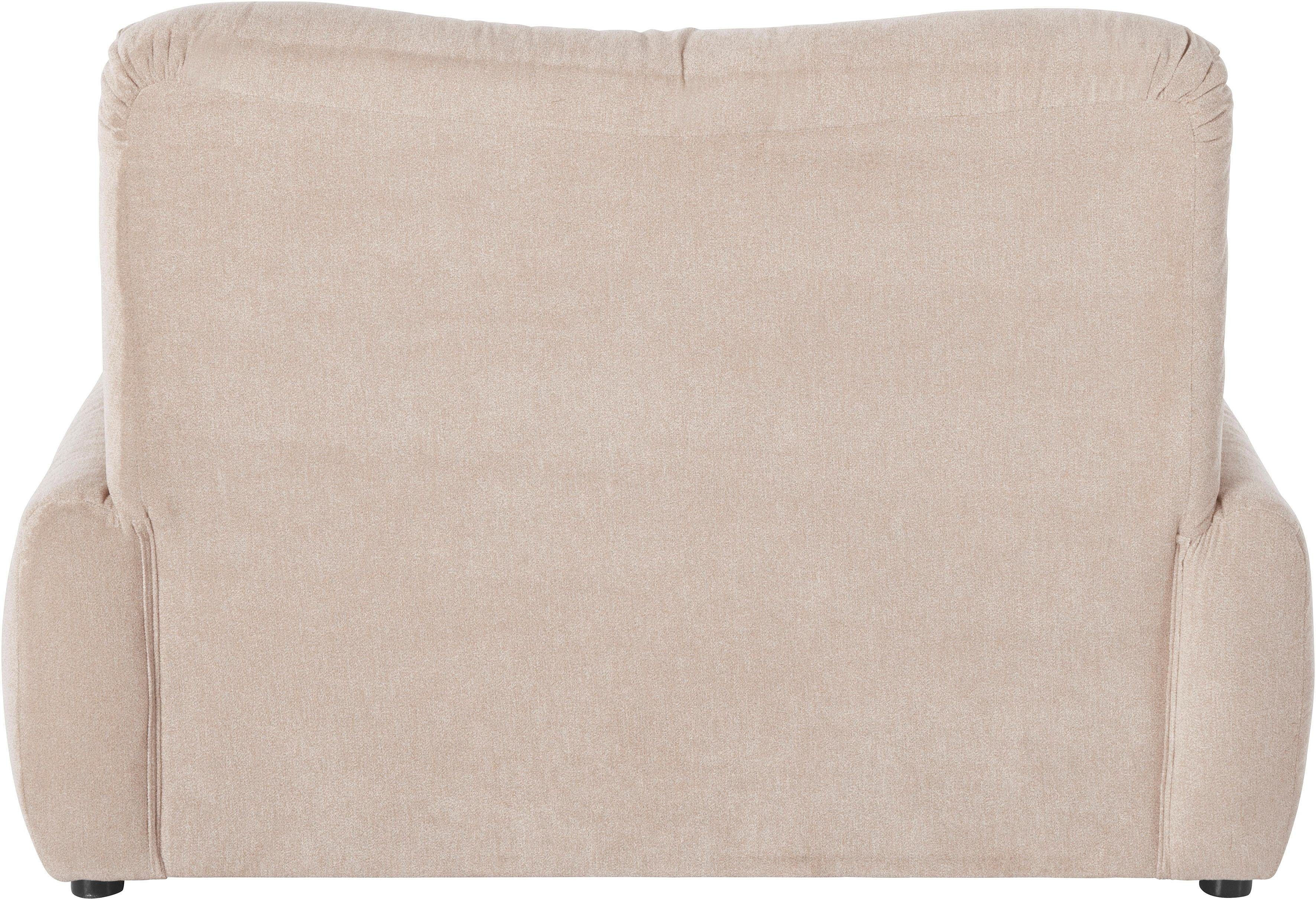 DOMO collection Fauteuil Cesena modern, elegante platte armleuningen, comfortabel