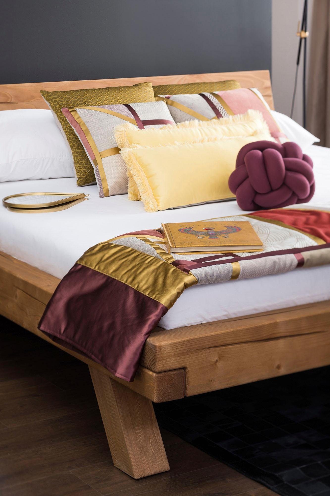 SalesFever Massief houten ledikant Eik Balkenbed in rustieke landelijke look