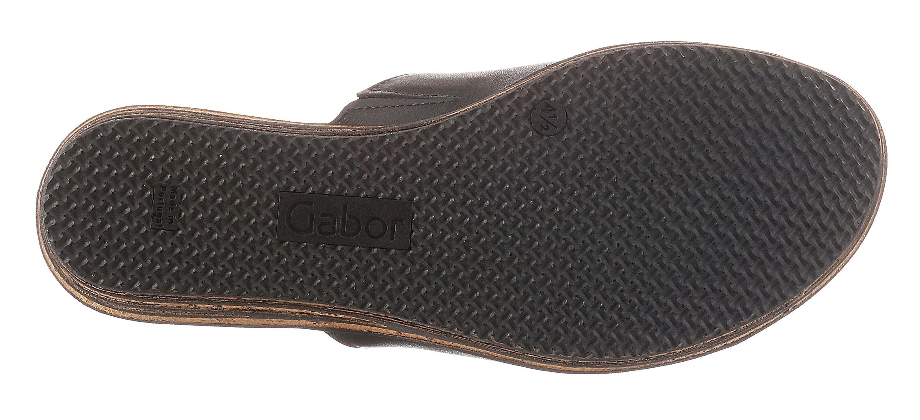Gabor Slippers , sleehak, zomerschoen, slipper, geraffineerd hielontwerp