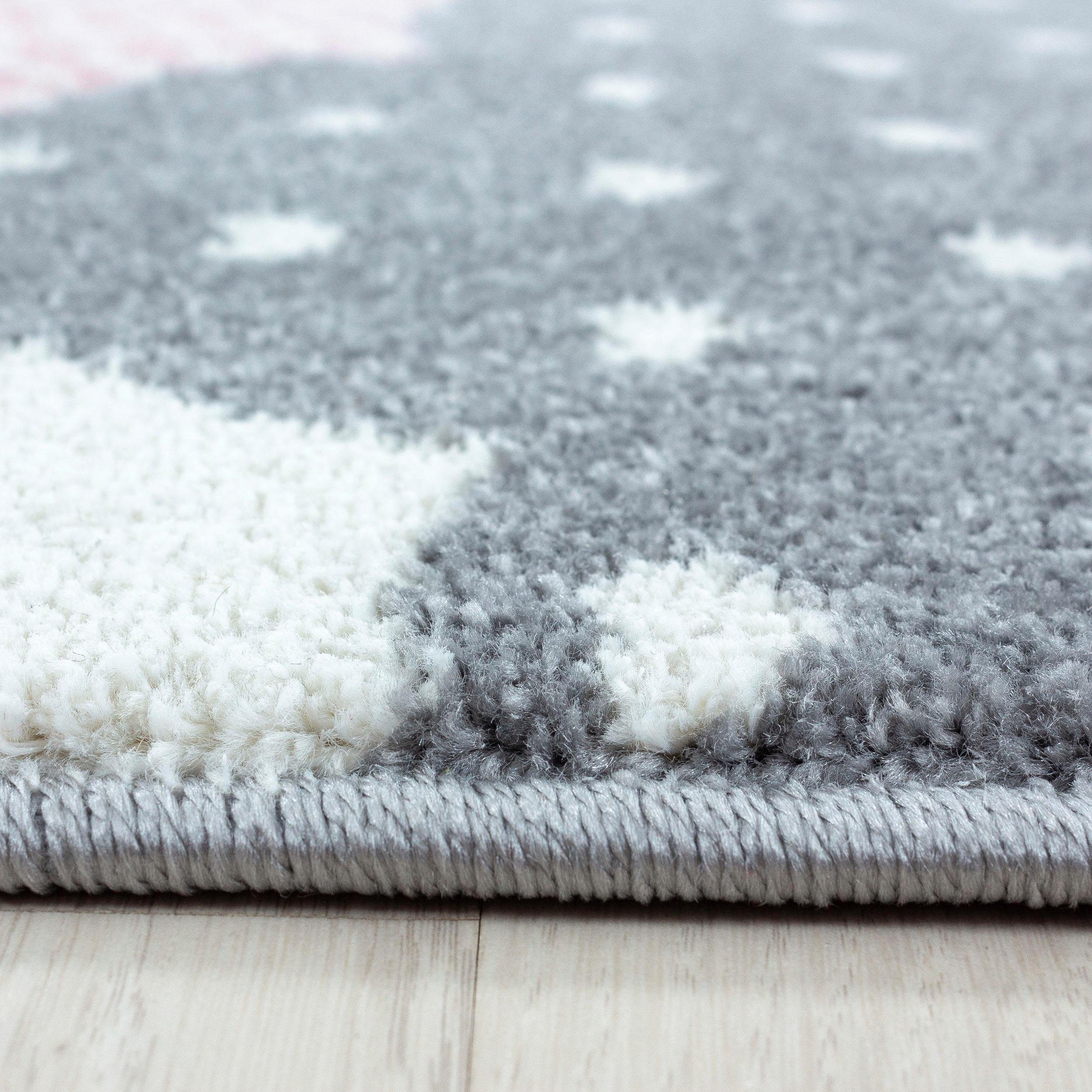 Ayyildiz Teppiche Kindervloerkleed Bambi 820 ook in rond, wolken motief, kortpolig