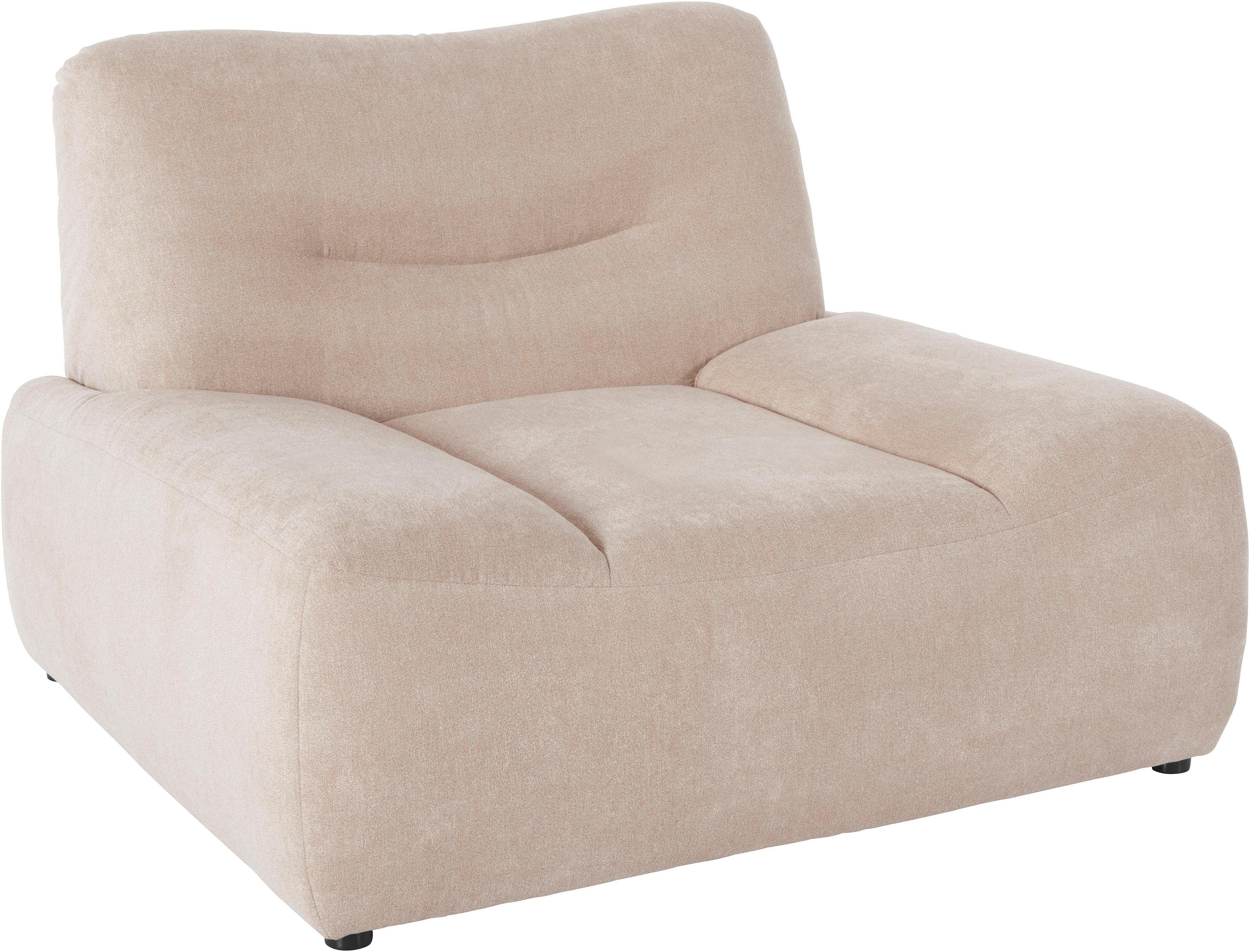 DOMO collection Fauteuil Cesena modern, elegante platte armleuningen, comfortabel