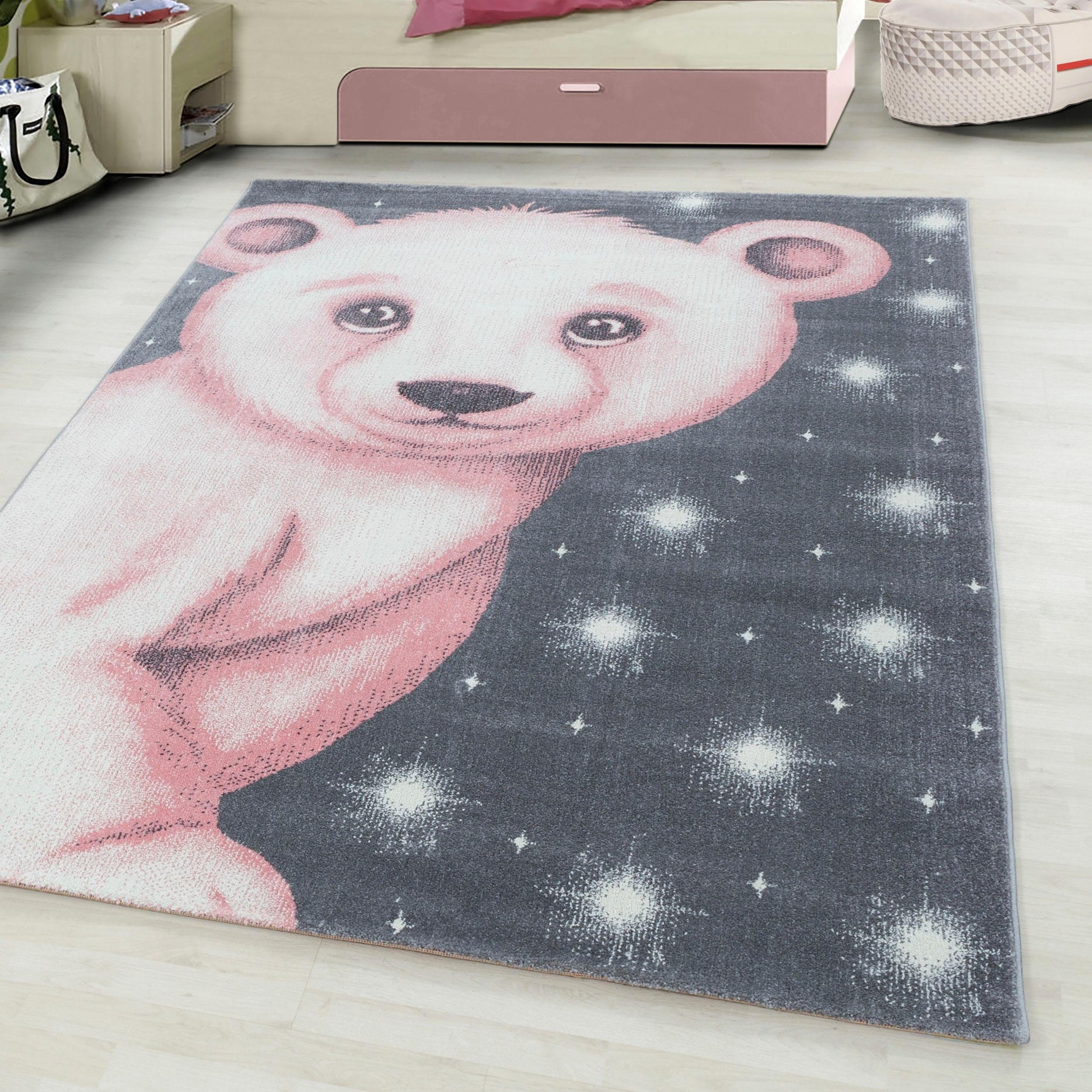 Ayyildiz Teppiche Kindervloerkleed Bambi 810 IJsbeermotief, laagpolig