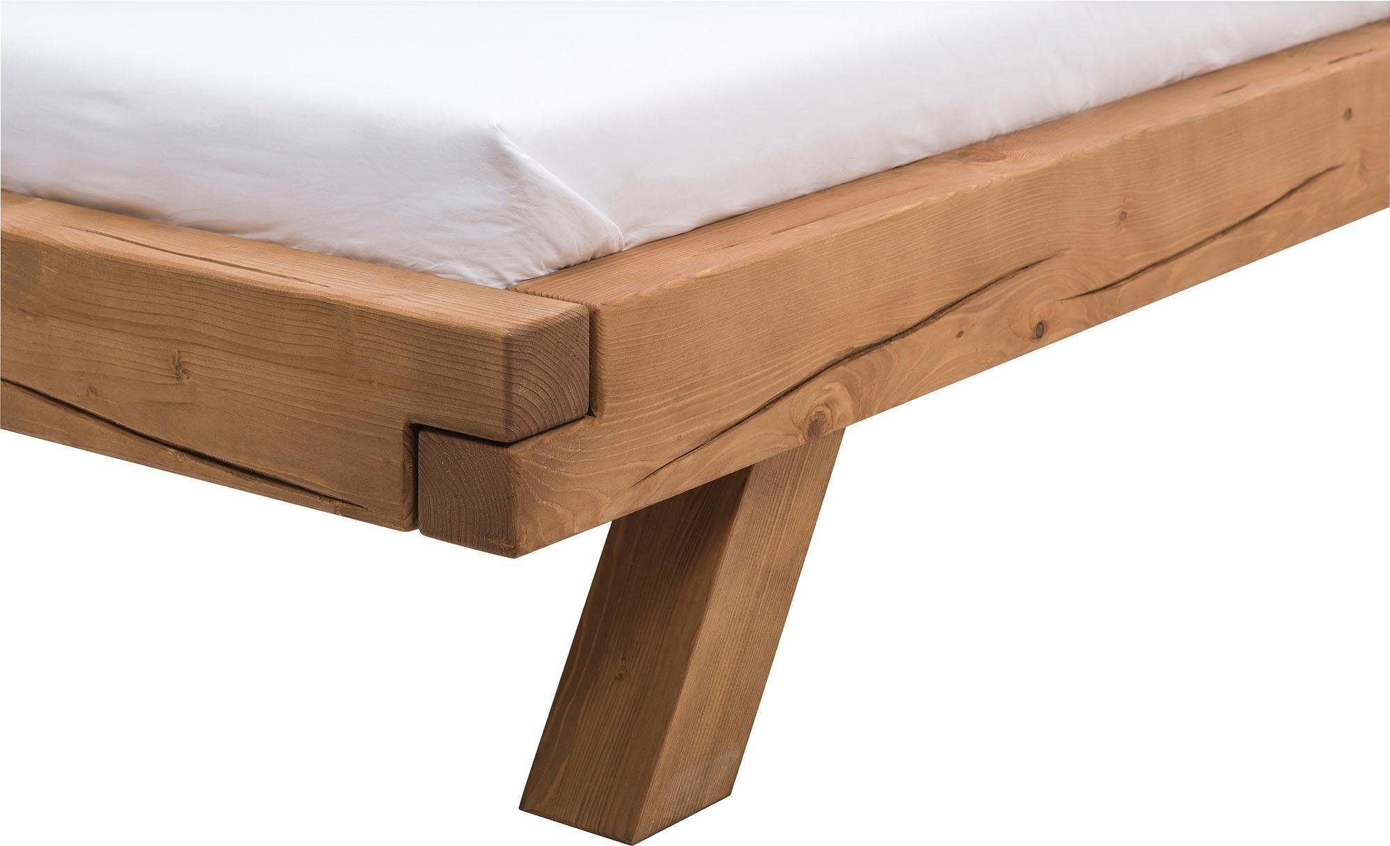 SalesFever Massief houten ledikant Eik Balkenbed in rustieke landelijke look