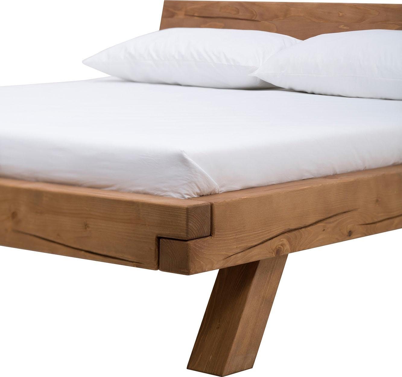 SalesFever Massief houten ledikant Eik Balkenbed in rustieke landelijke look