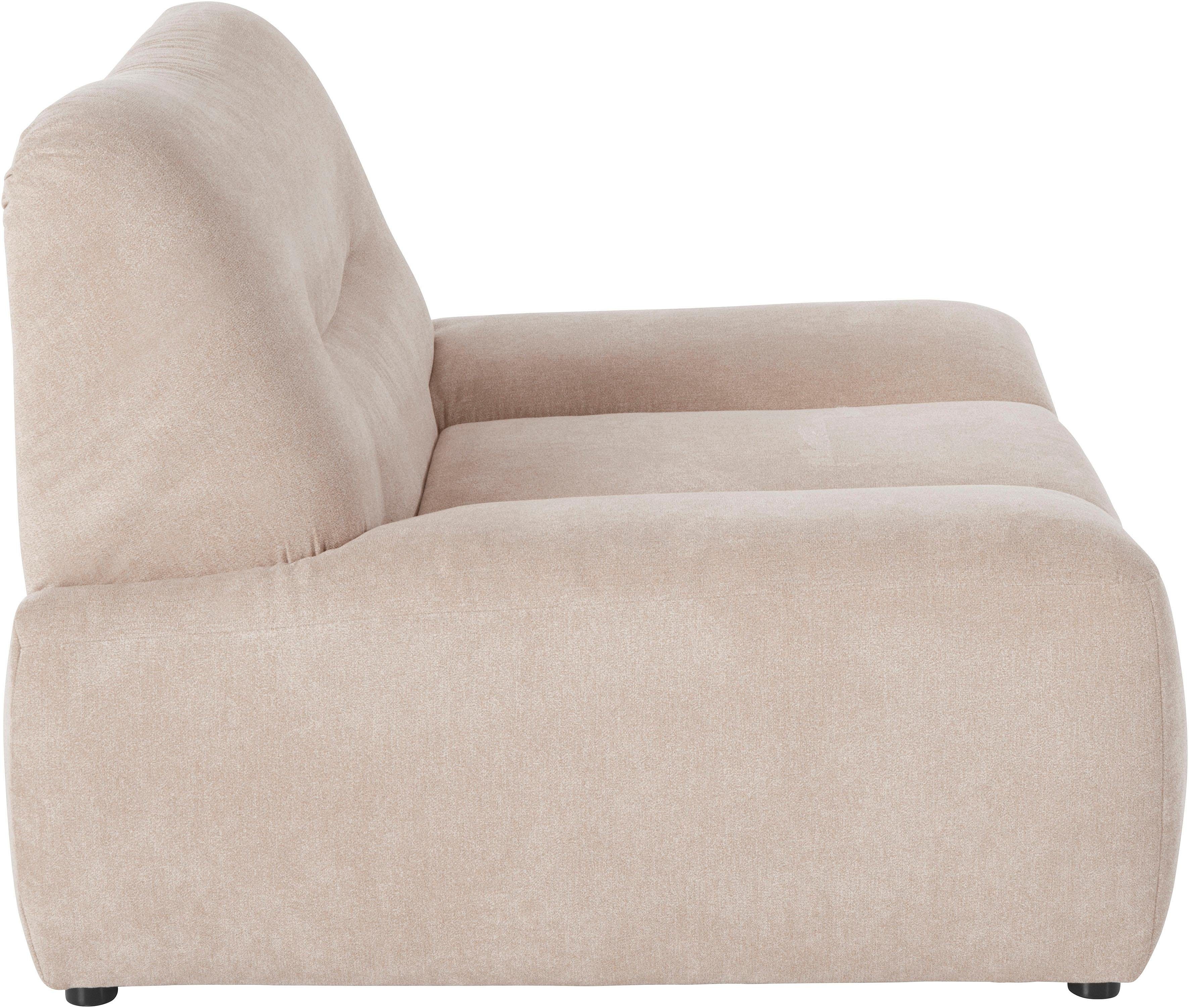 DOMO collection Fauteuil Cesena modern, elegante platte armleuningen, comfortabel