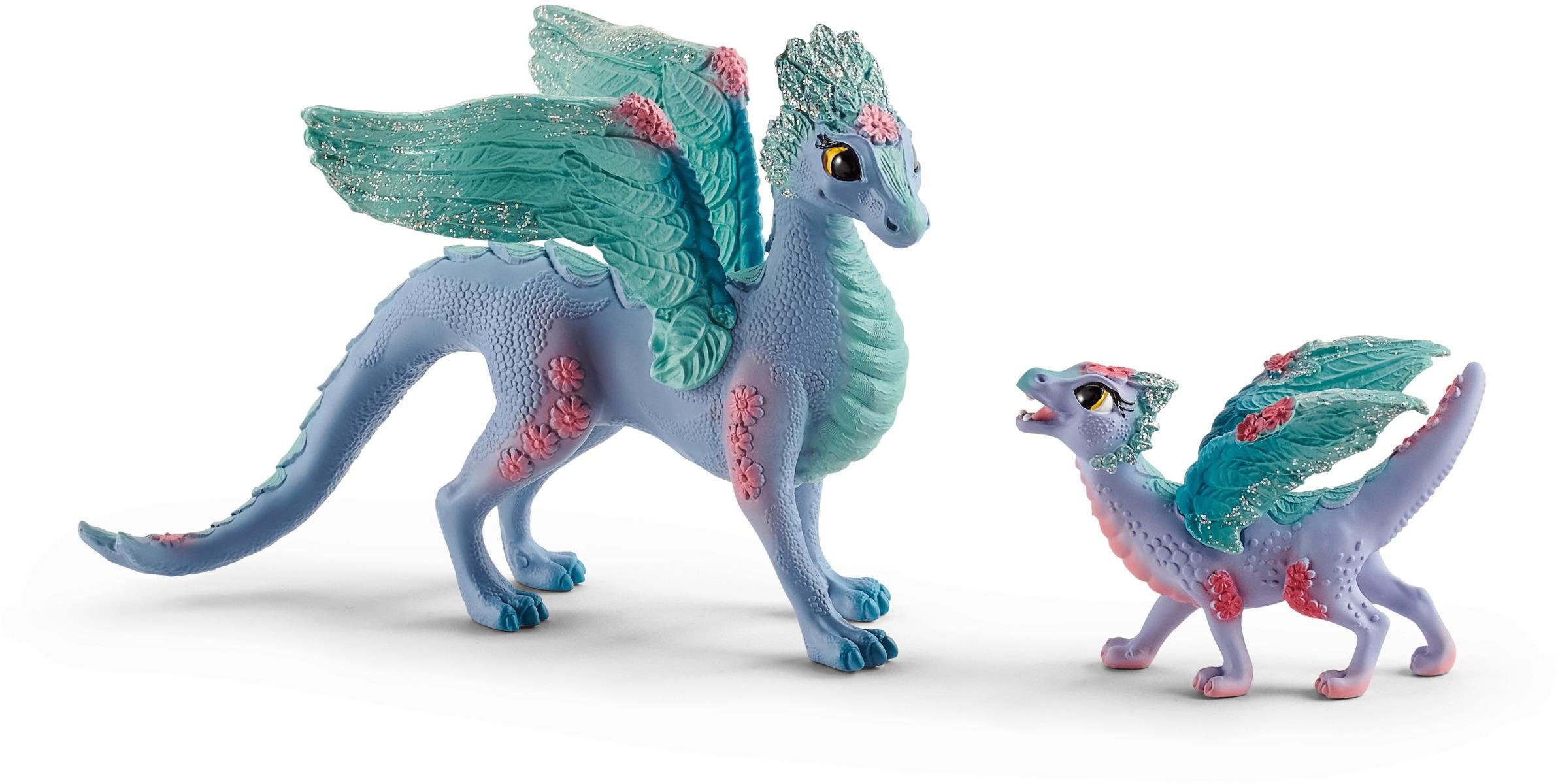 Schleich® Speelfiguur BAYALA® bloemendraak en kind (70592) (set)