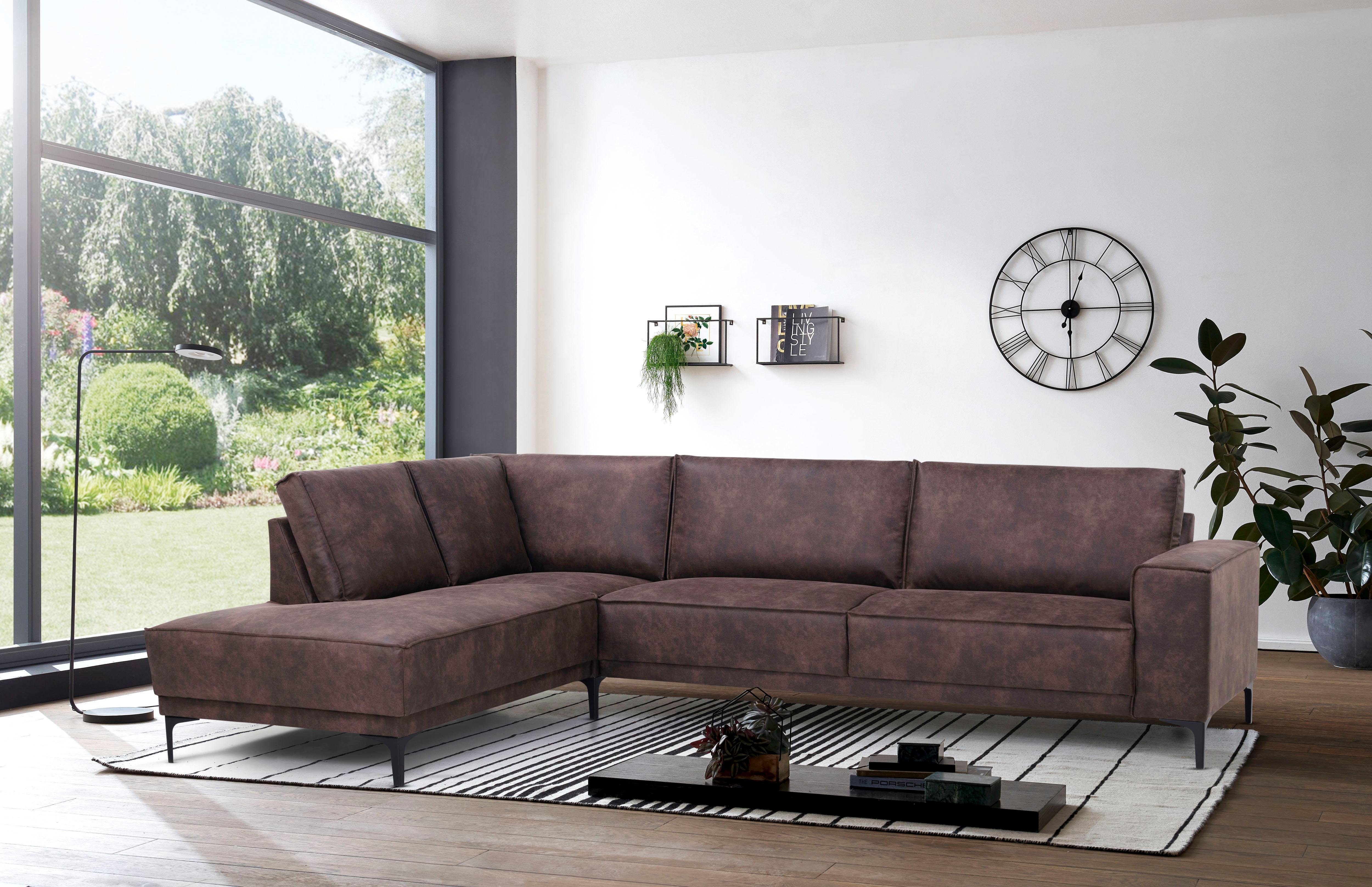 Places of Style Hoekbank Oland L-vorm, in tijdloos ontwerp en hoogwaardige afwerking