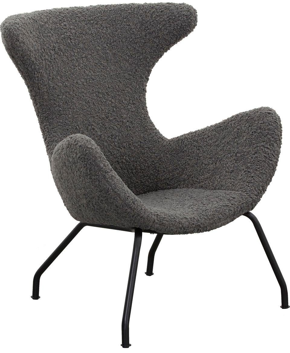 SalesFever Relaxfauteuil met zachte bekleding van imitatiebont