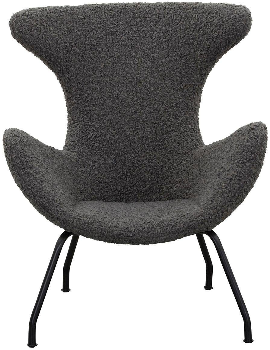 SalesFever Relaxfauteuil met zachte bekleding van imitatiebont