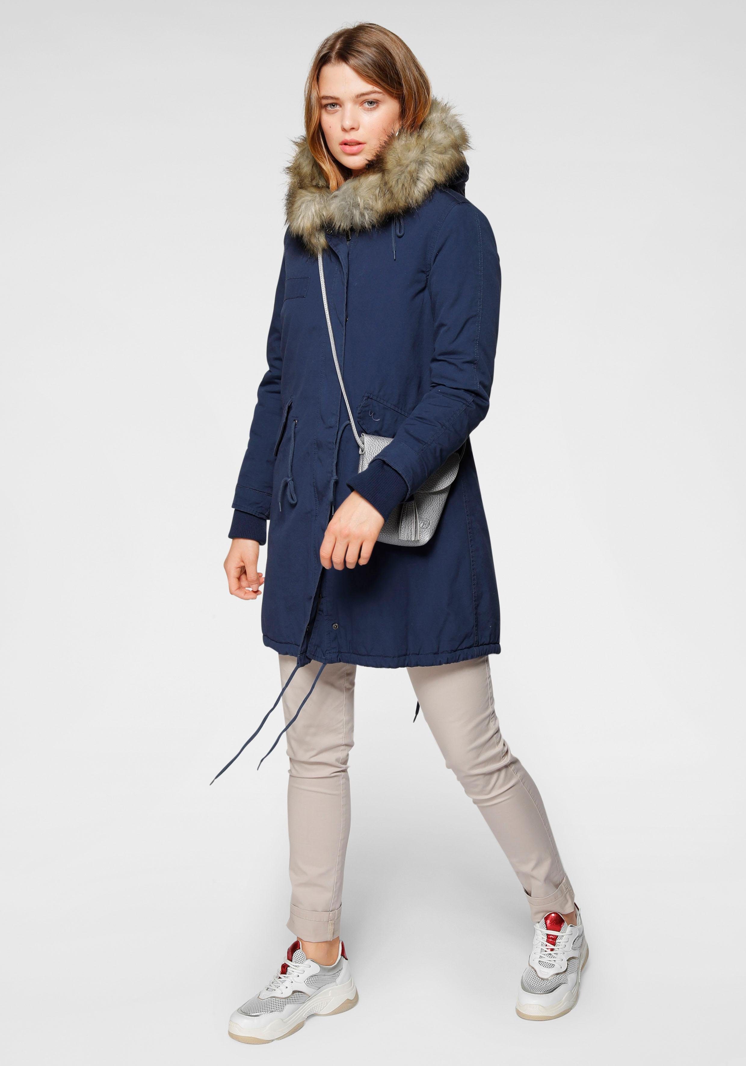 KangaROOS Chino in smal model, met koord te strikken (set, 2-delig, Met riem)