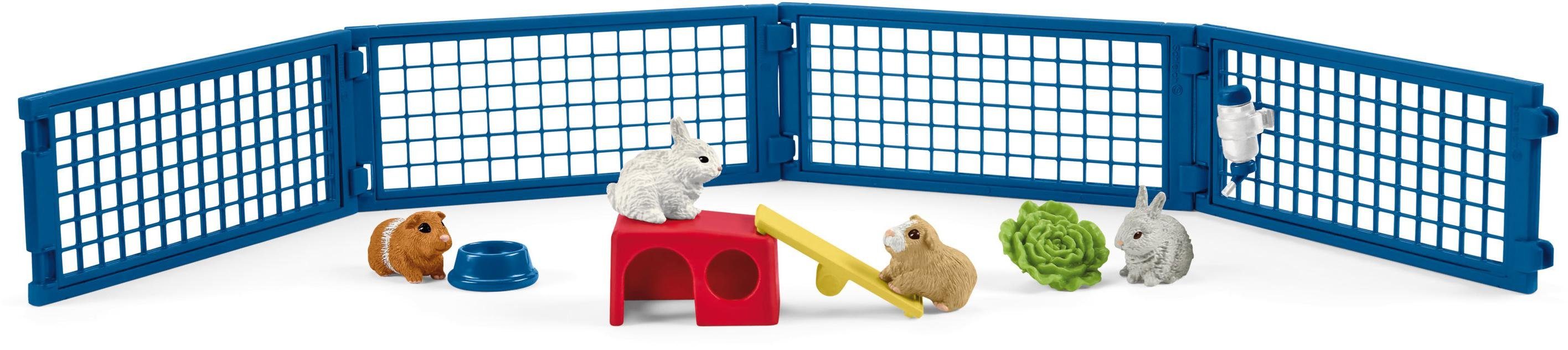 Schleich® Speelfiguur Farm World, thuis voor konijn en cavia (42500) (set)