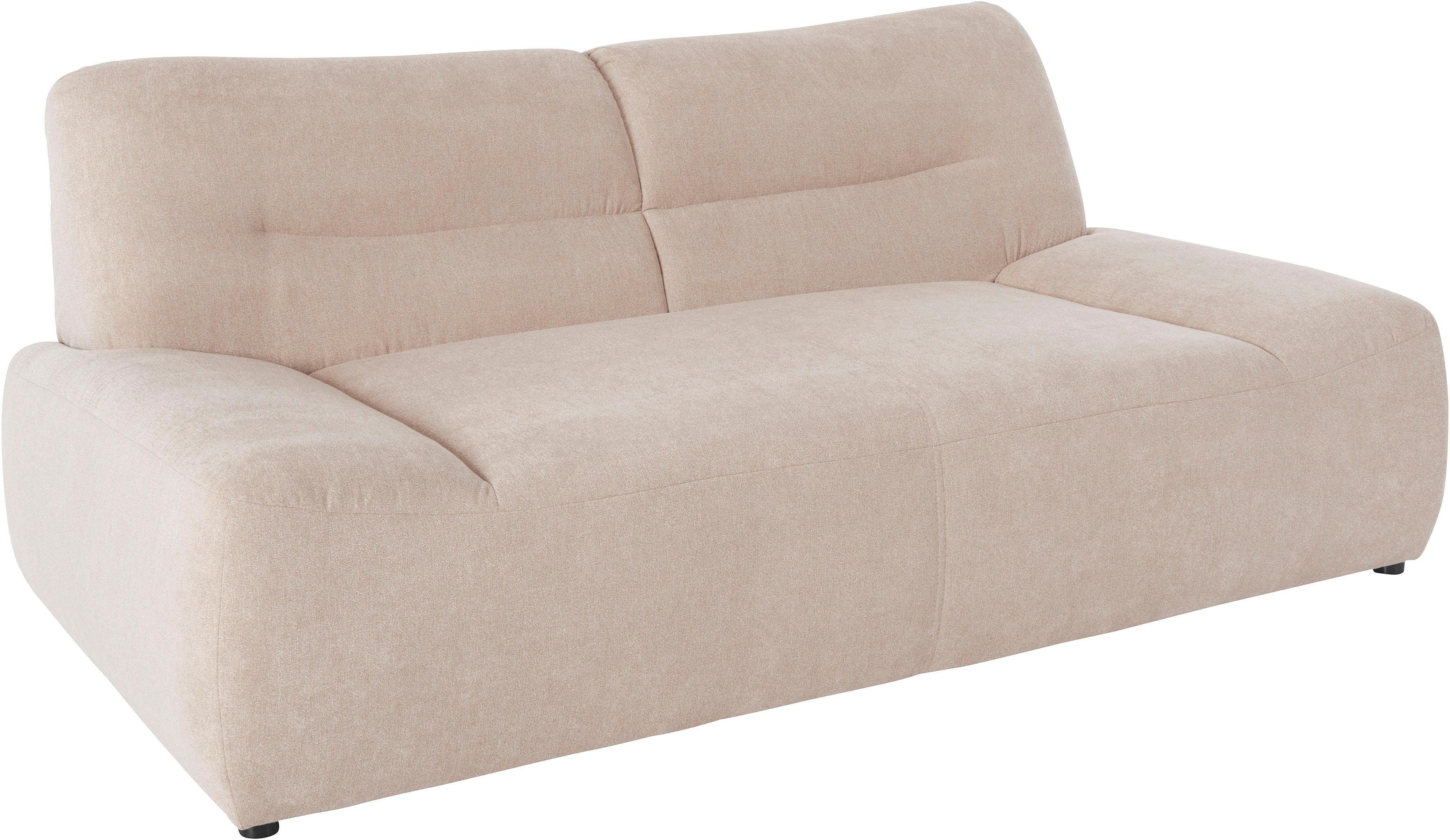 DOMO collection 2-zitsbank Cesena moderne bank met platte armleuningen, comfortabel