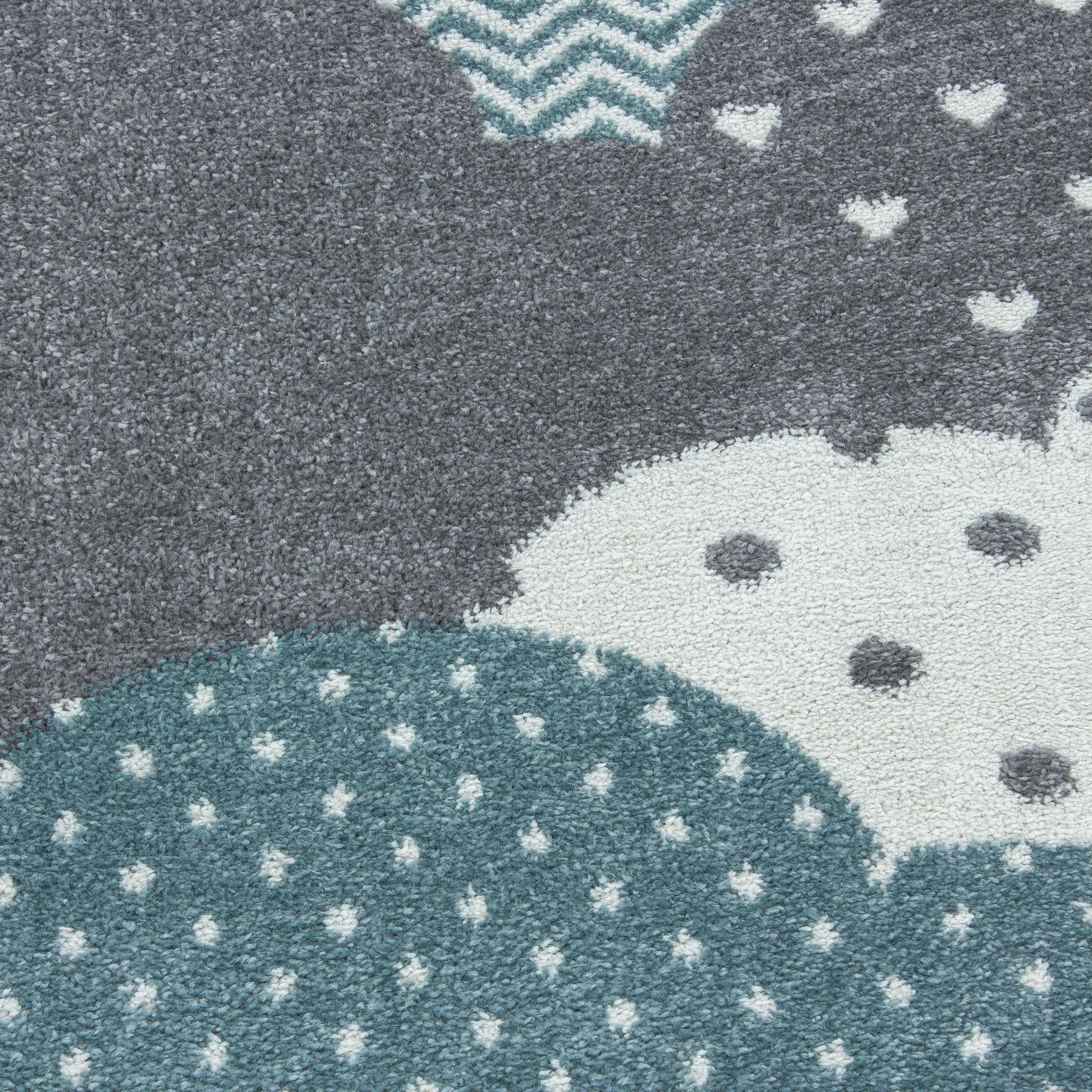 Ayyildiz Teppiche Kindervloerkleed Bambi 820 ook in rond, wolken motief, kortpolig