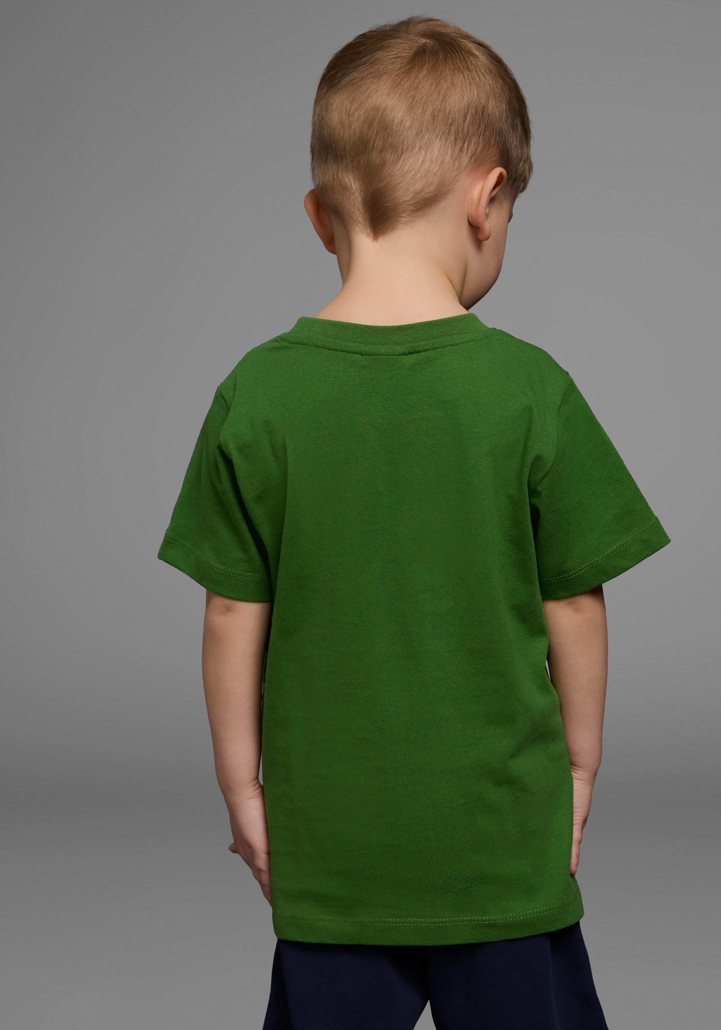 KIDSWORLD T-shirt Dinosaurus Korte mouwen, basic pasvorm, bedrukt, ronde hals