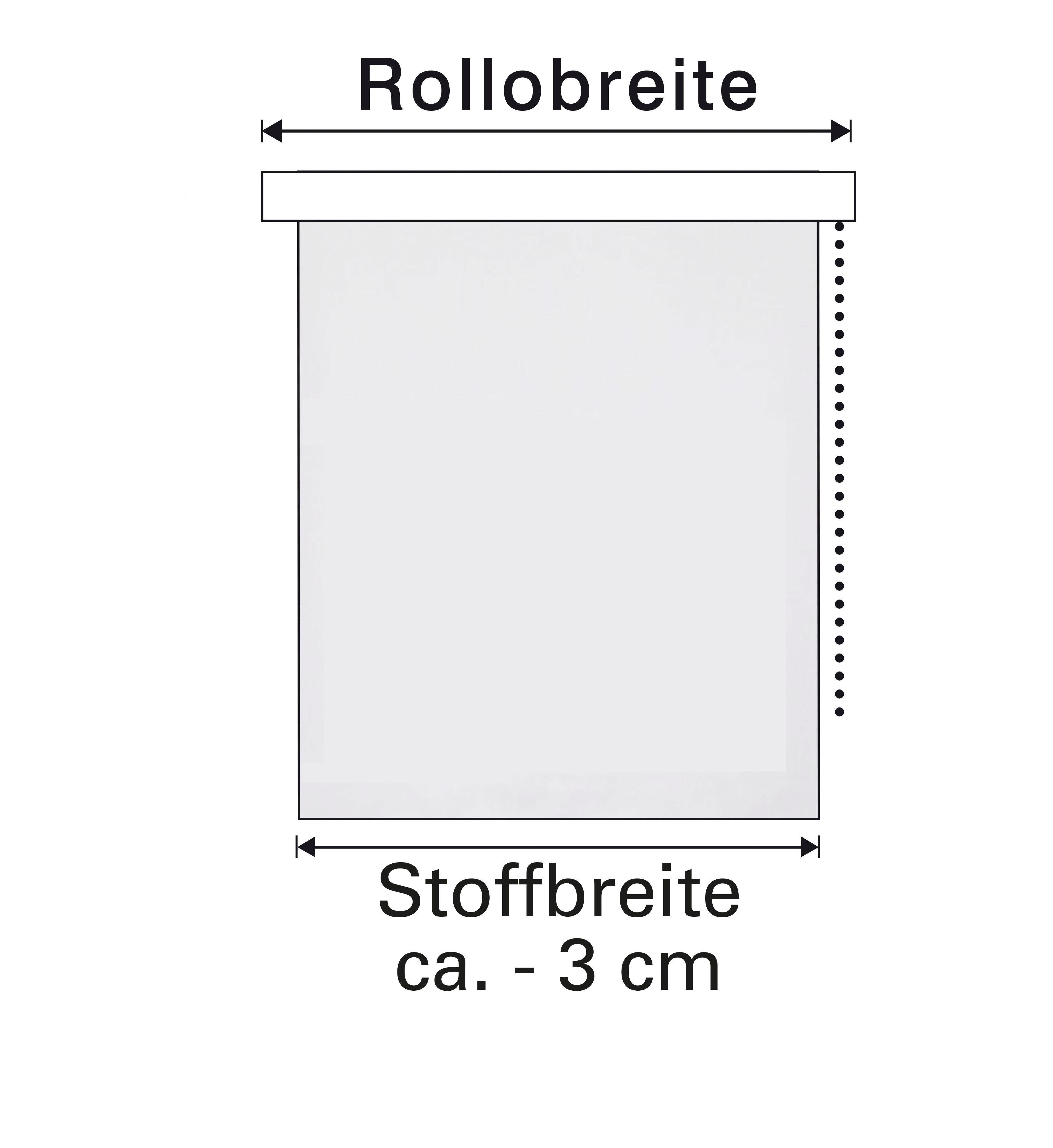 Wohnidee Rolgordijn met zijbediening Rolgordijn daglicht Kleefmontage / schroefmontage mogelijk (1 stuk)