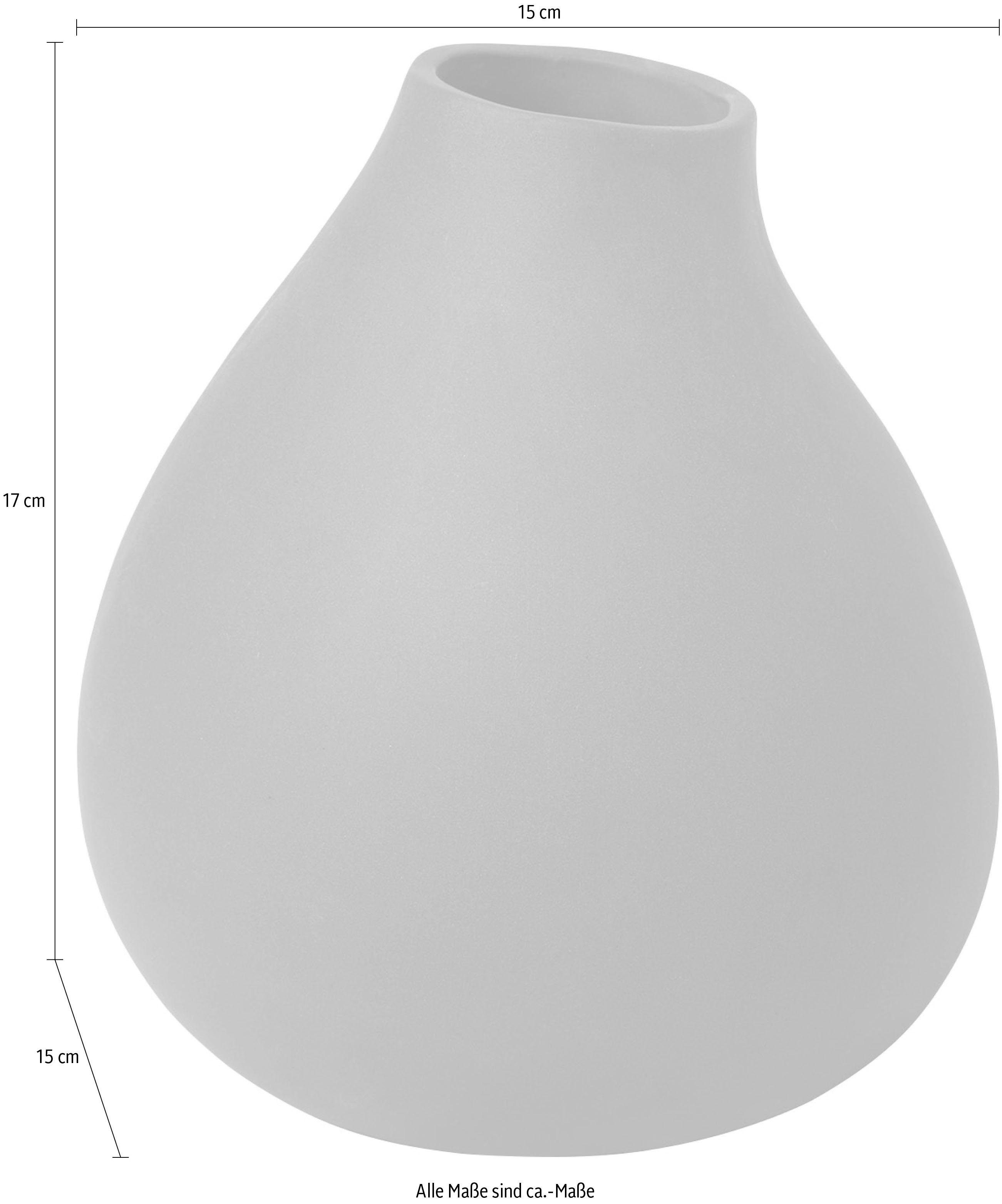 BLOMUS Siervaas NONA, van porselein Vaas in uitzonderlijke vorm, hoogte ca. 17 cm (1 stuk)