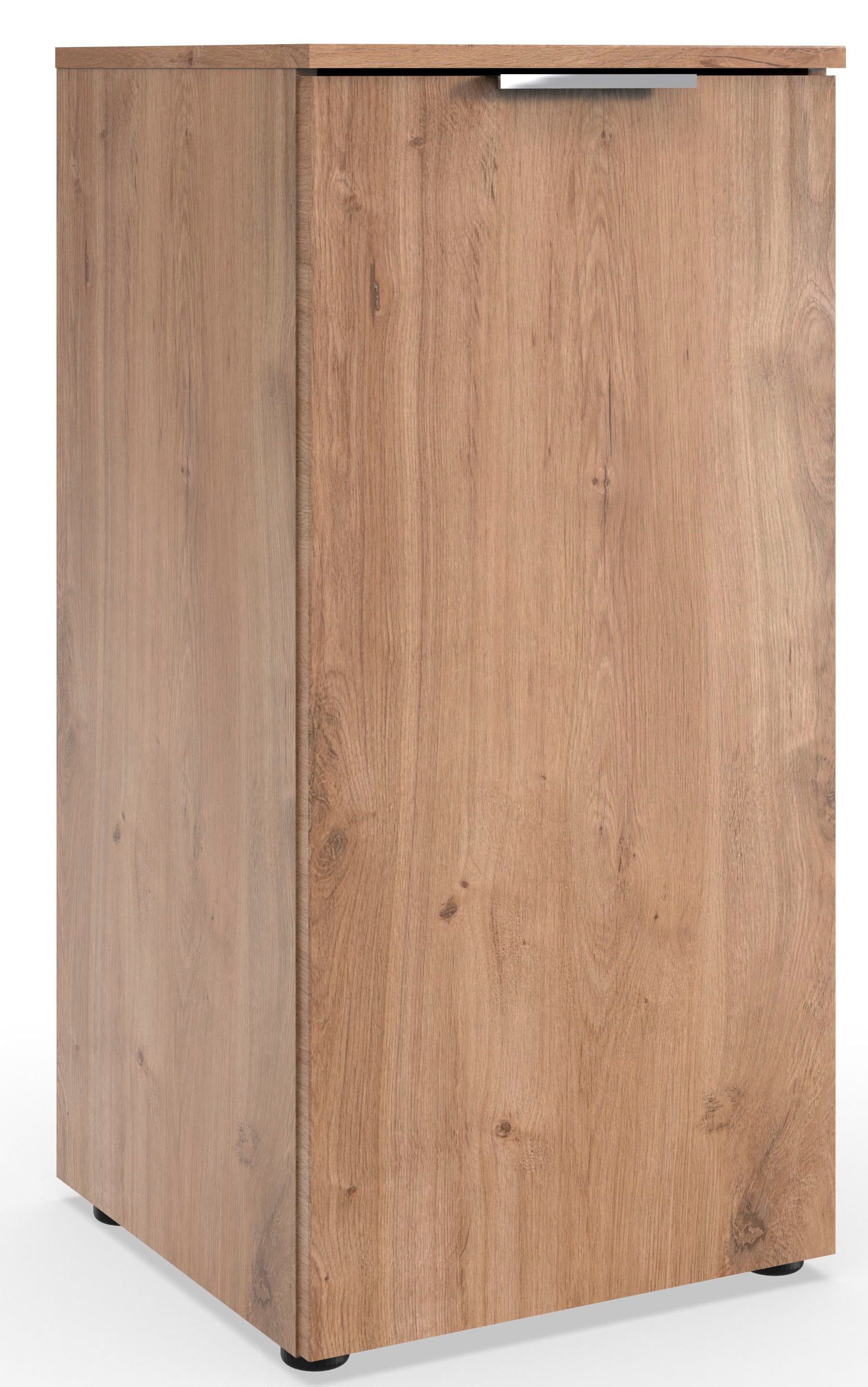 wimex kast level by fresh to go 1-deurs met soft-close functie, 41 cm breed, 92 cm hoog beige