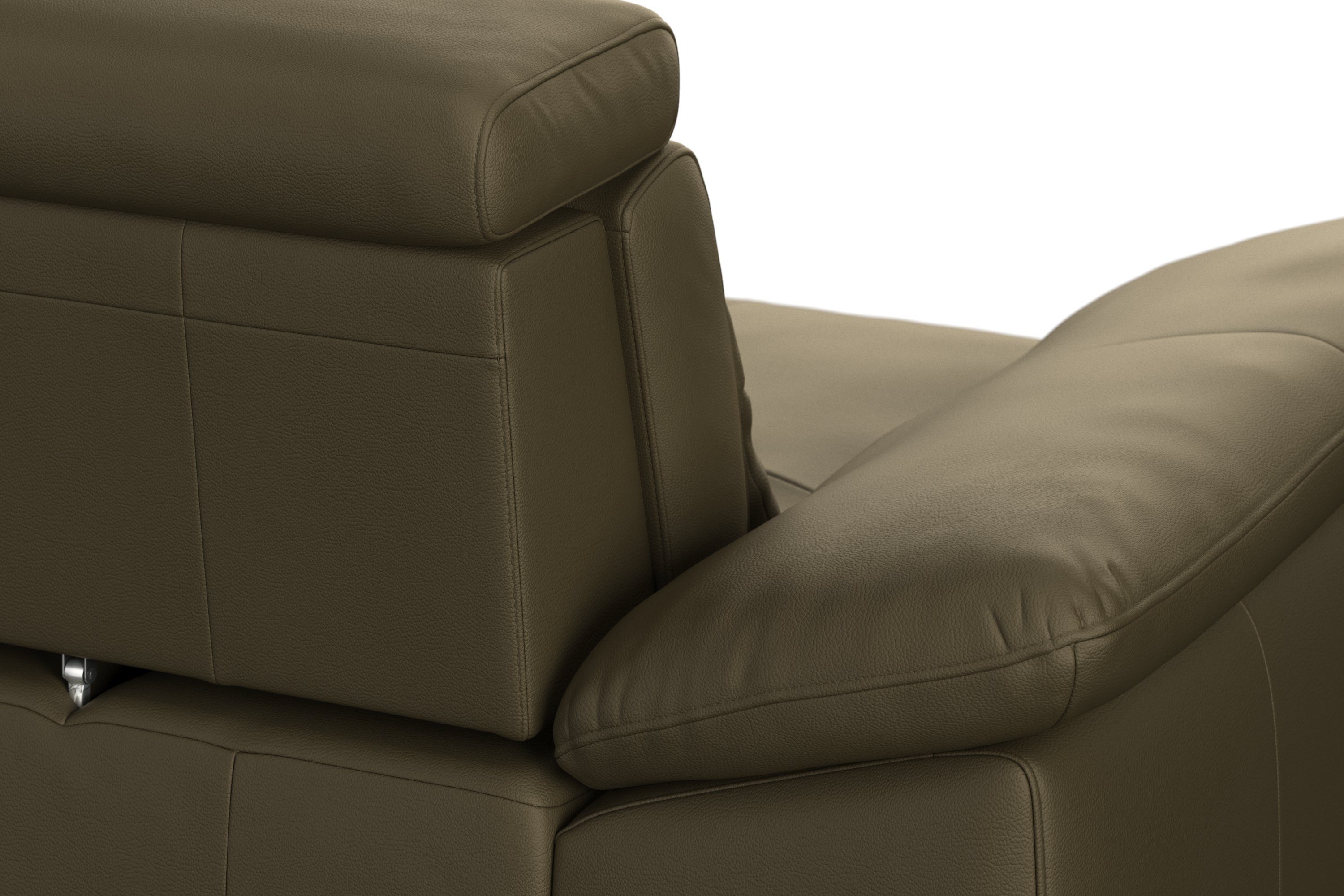 sit&more Hoekbank Cabrio L-vorm, met zitdiepteverstelling, arm- en hoofdsteunverstelling