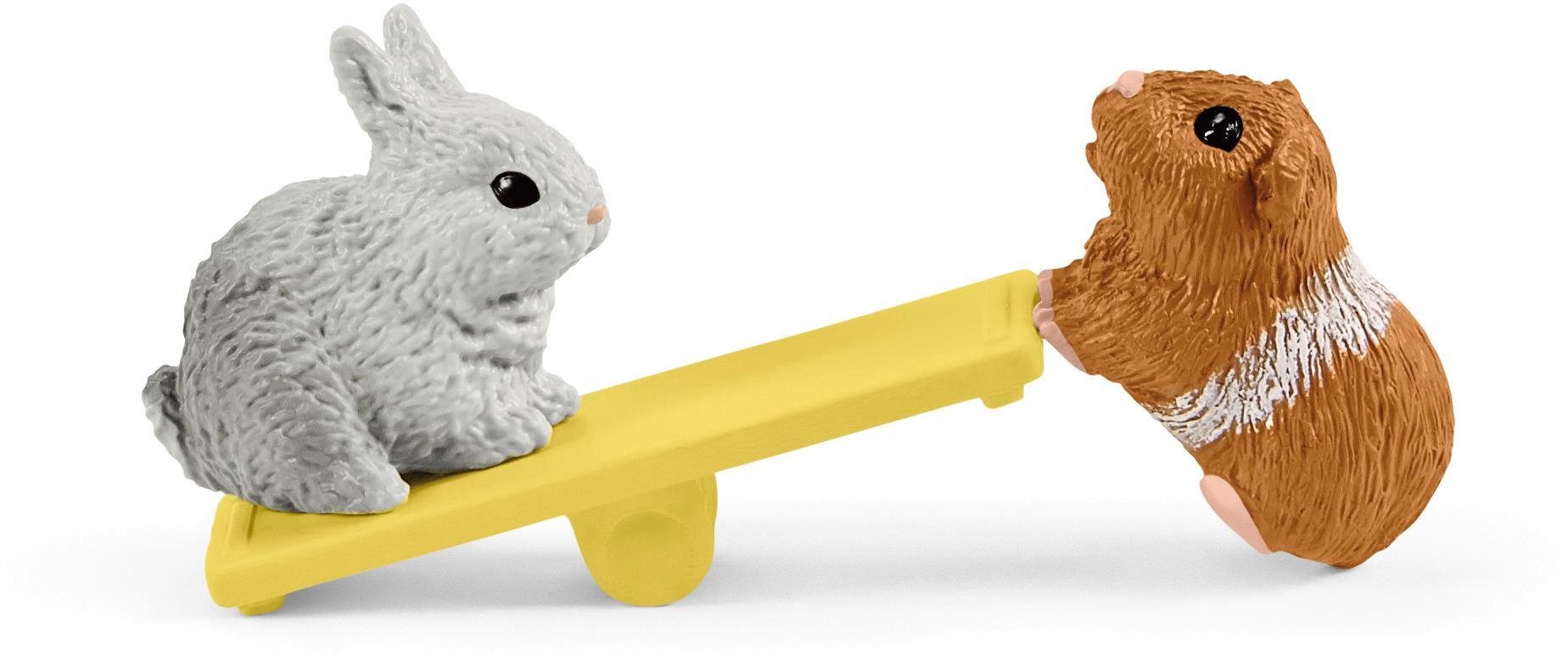 Schleich® Speelfiguur Farm World, thuis voor konijn en cavia (42500) (set)