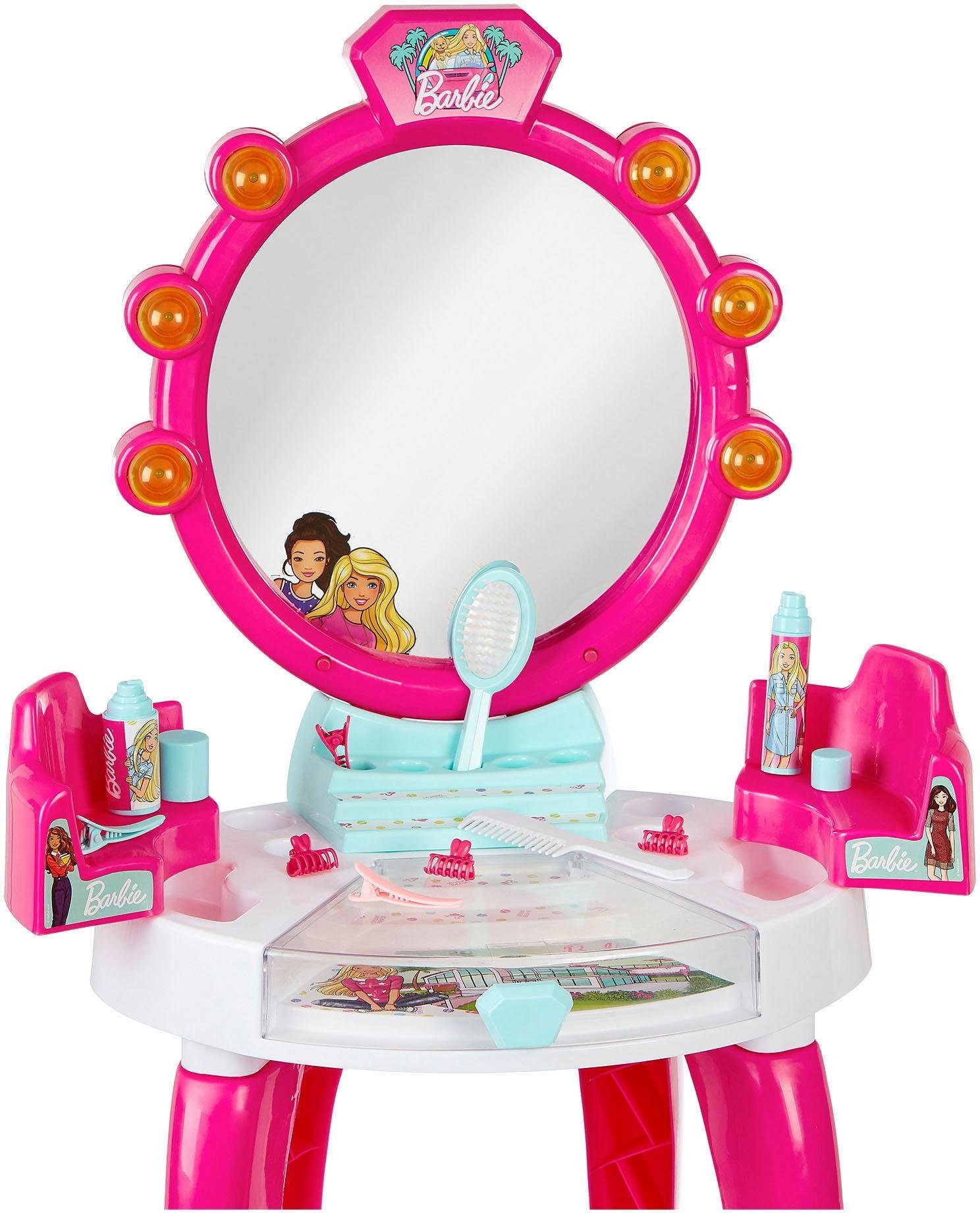 Klein Make-uptafel Barbie schoonheidssalon met accessoires