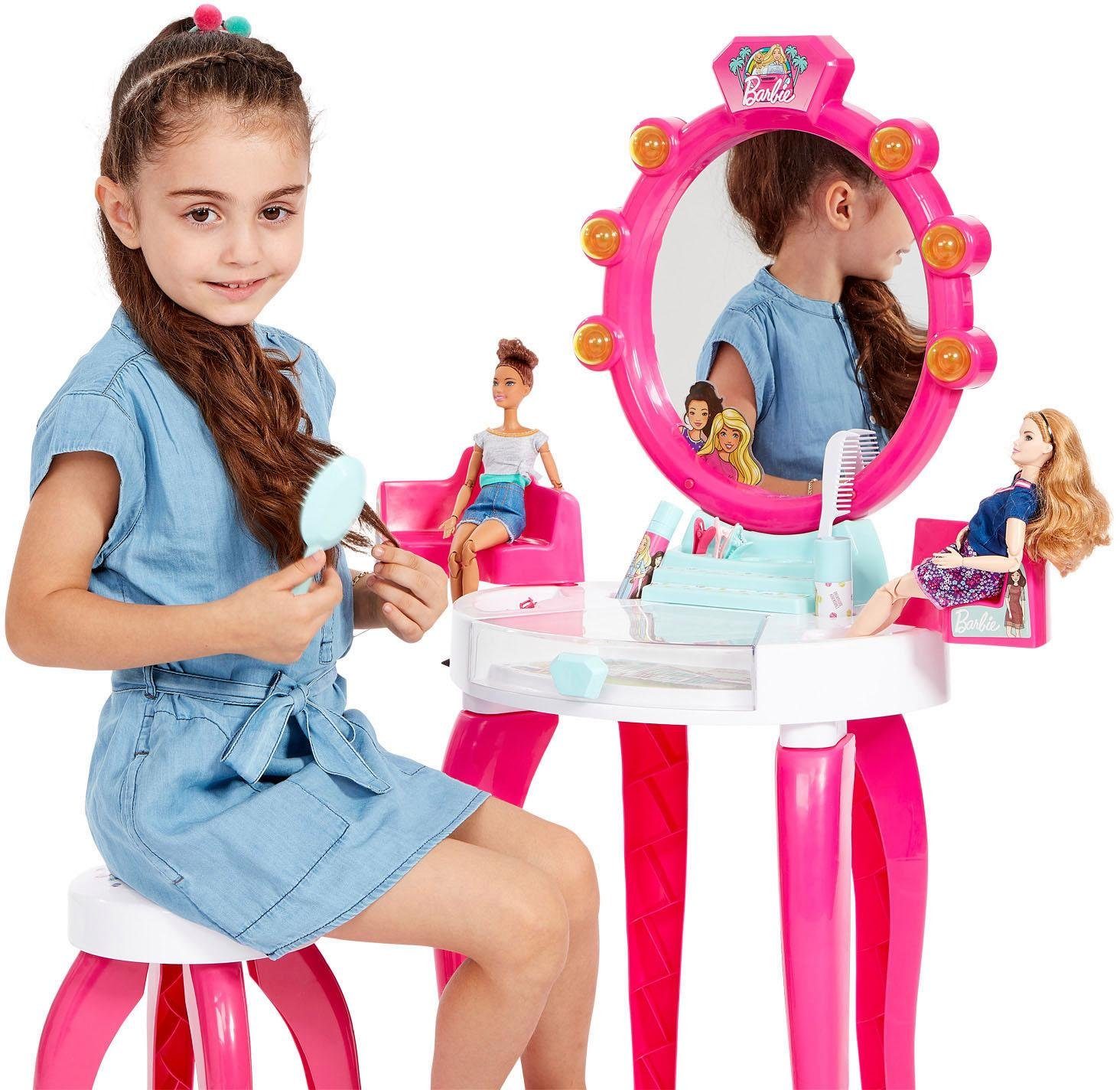 Klein Make-uptafel Barbie schoonheidssalon met accessoires