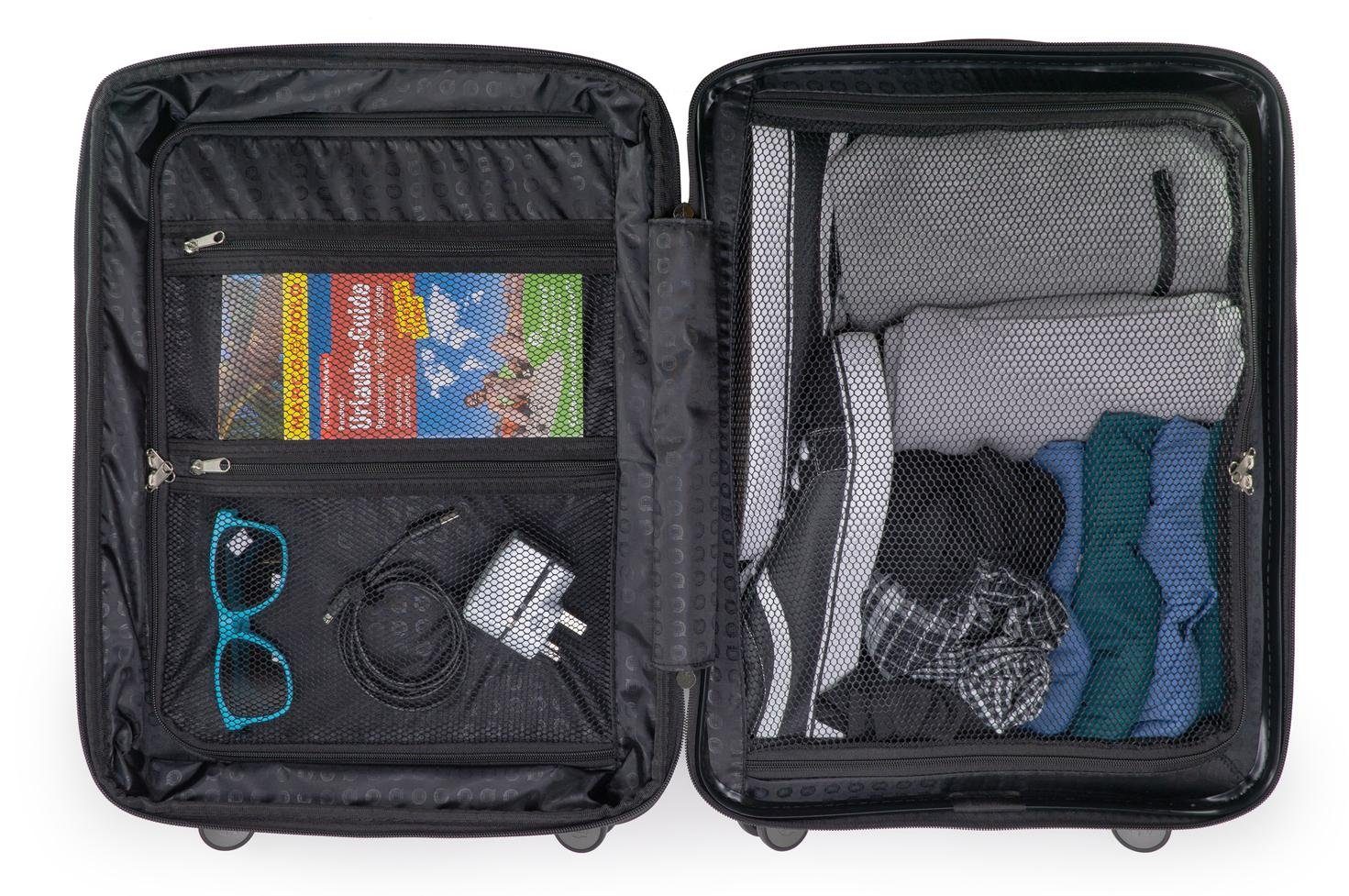 Hauptstadtkoffer Hardshell-trolley Mitte, verschillende maten en kleuren Harde koffer reisbagage TSA-slot volumevergroting bij M/L