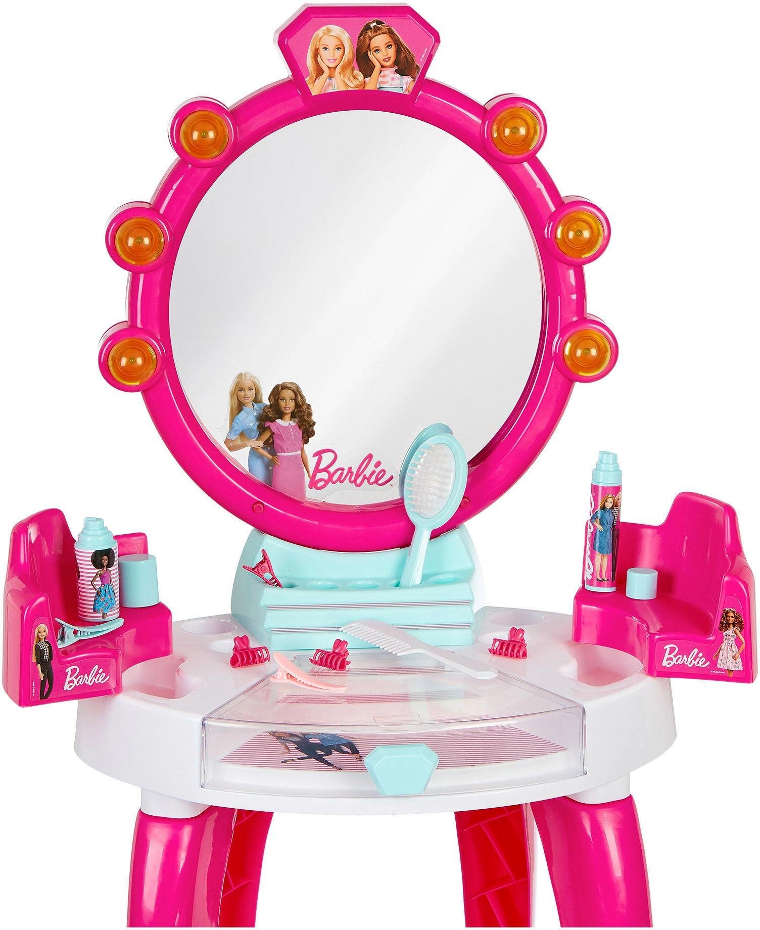 Klein Make-uptafel Barbie schoonheidssalon met accessoires