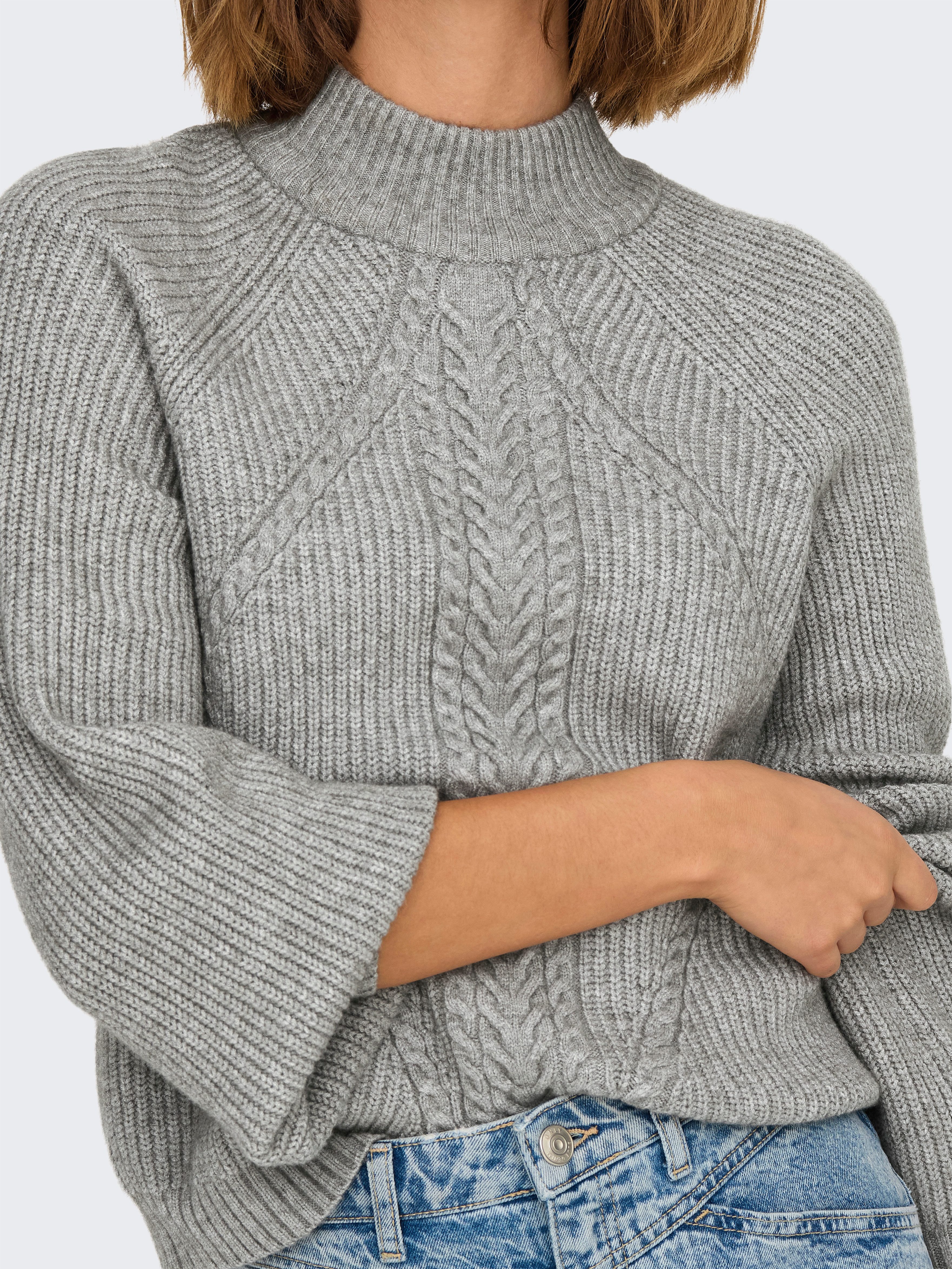 Only Trui met staande kraag ONLKATIA LS DETAIL HIGHNECK CC KNT
