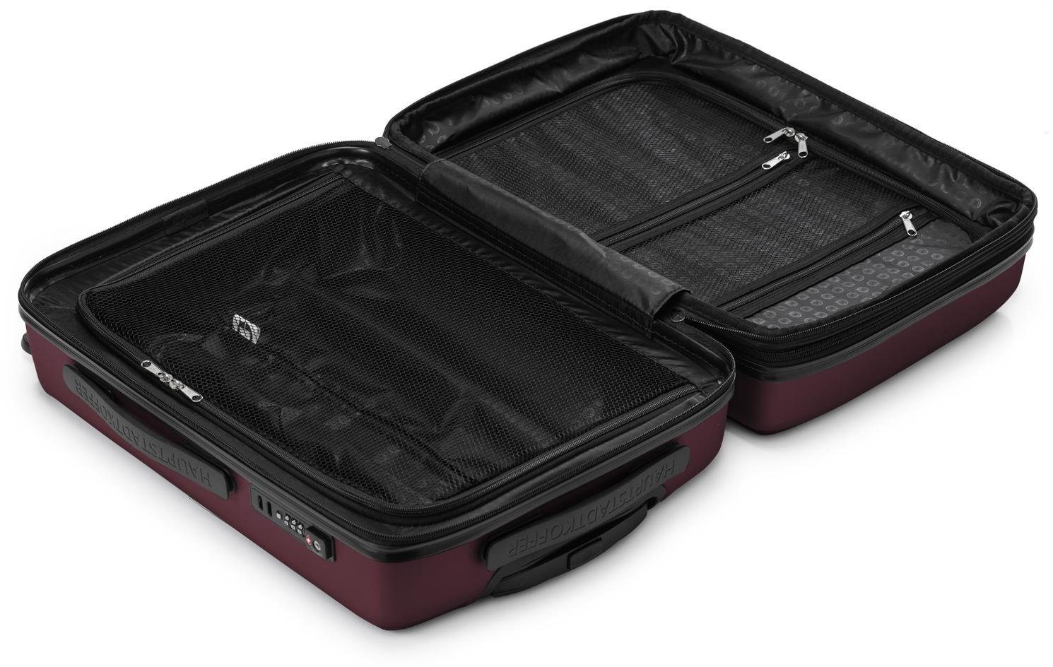 Hauptstadtkoffer Hardshell-trolley Mitte, verschillende maten en kleuren Harde koffer reisbagage TSA-slot volumevergroting bij M/L