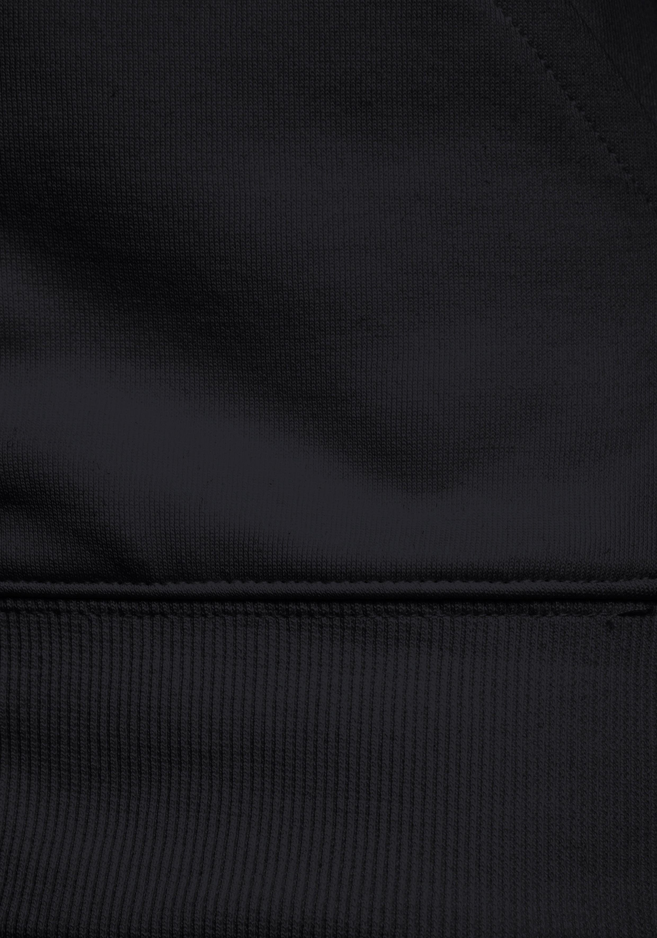 Bench. Loungewear Sweatvest met zijstrepen en staande kraag, loungewear