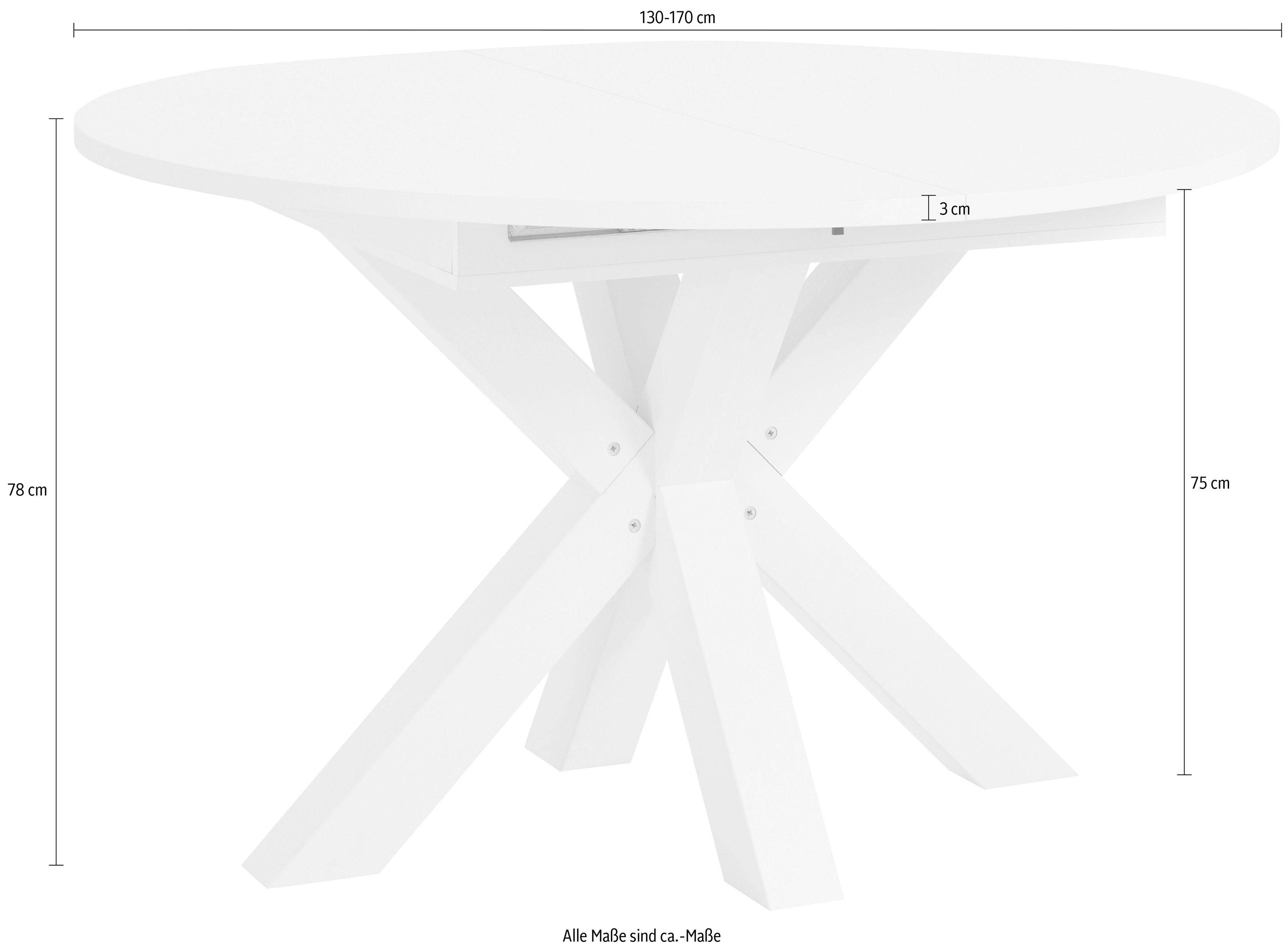 Mäusbacher Eettafel , stervormige voet