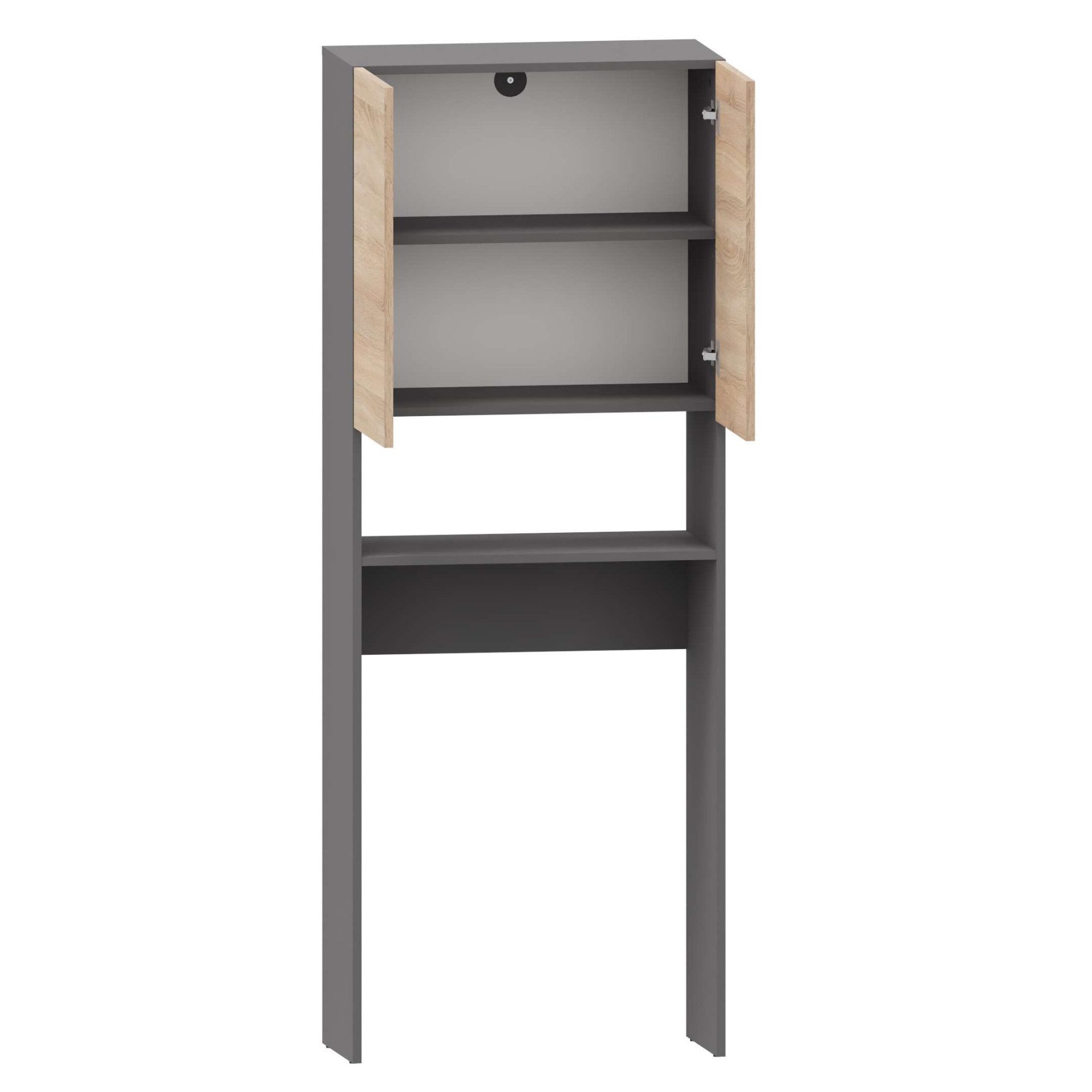 Home affaire Kast voor wasmachine Wisla met 2 deuren, breedte 68 cm, hoogte 180 cm