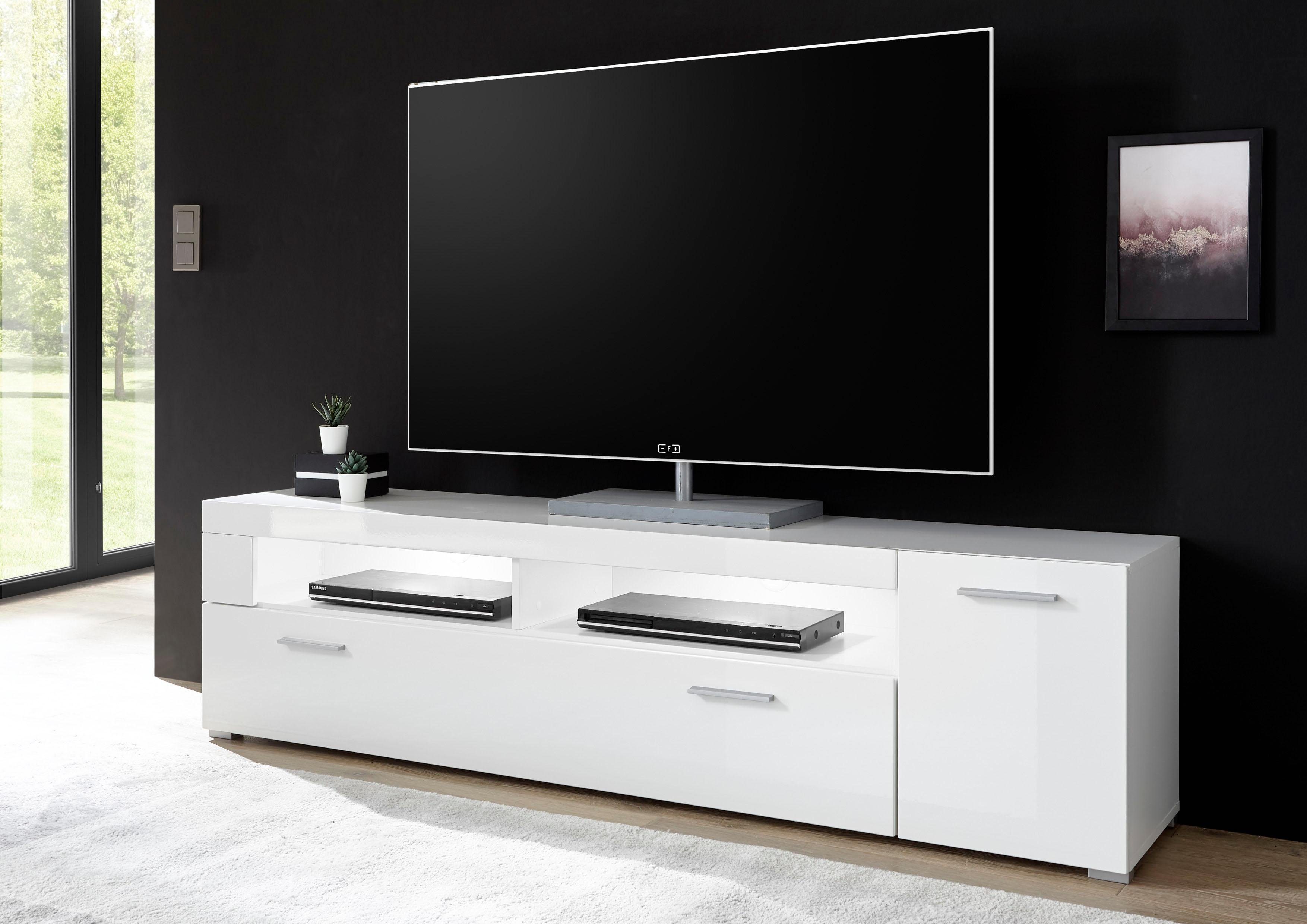 INOSIGN Tv-meubel Corado Breedte ca. 180 cm lowboards wit