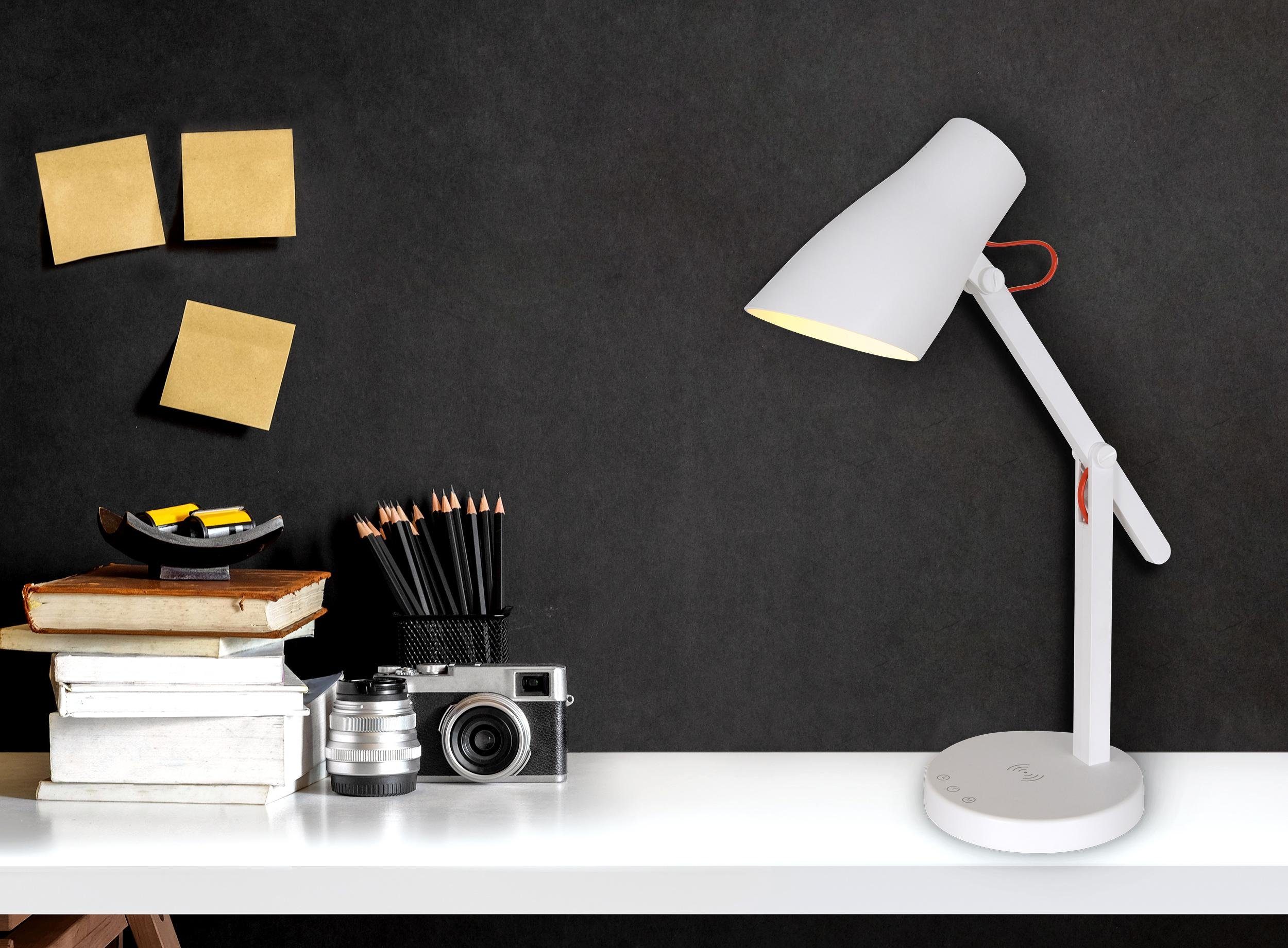 näve Led-tafellamp Slim dimbaar, cct, touch, timer, oplaadstation, app, wifi, spraakbesturing (1 stuk)