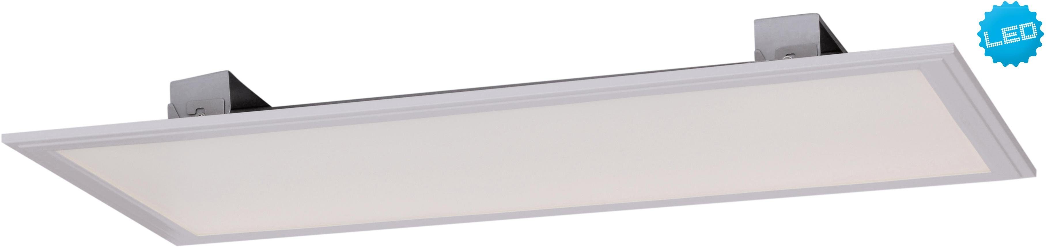 näve Led-plafondlamp Sorriso Opbouwpaneel 30x60cm 'Sorriso', inclusief 96 leds totaal 18W 4000K, 1600lm (1 stuk)