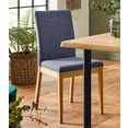 premium collection by home affaire stoel dendres (set, 2 stuks) blauw