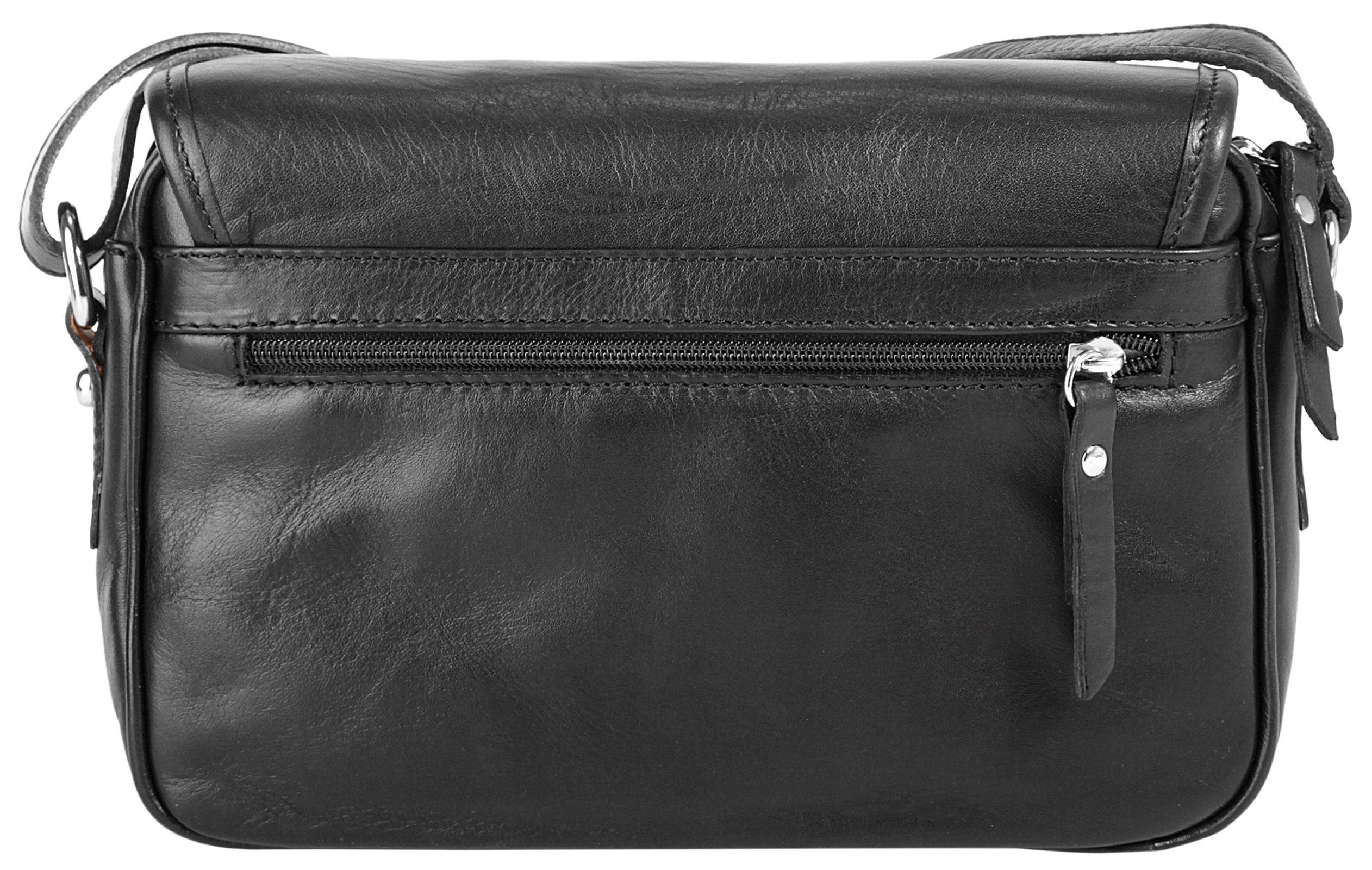 Samantha Look Schoudertas echt leer, made in italy